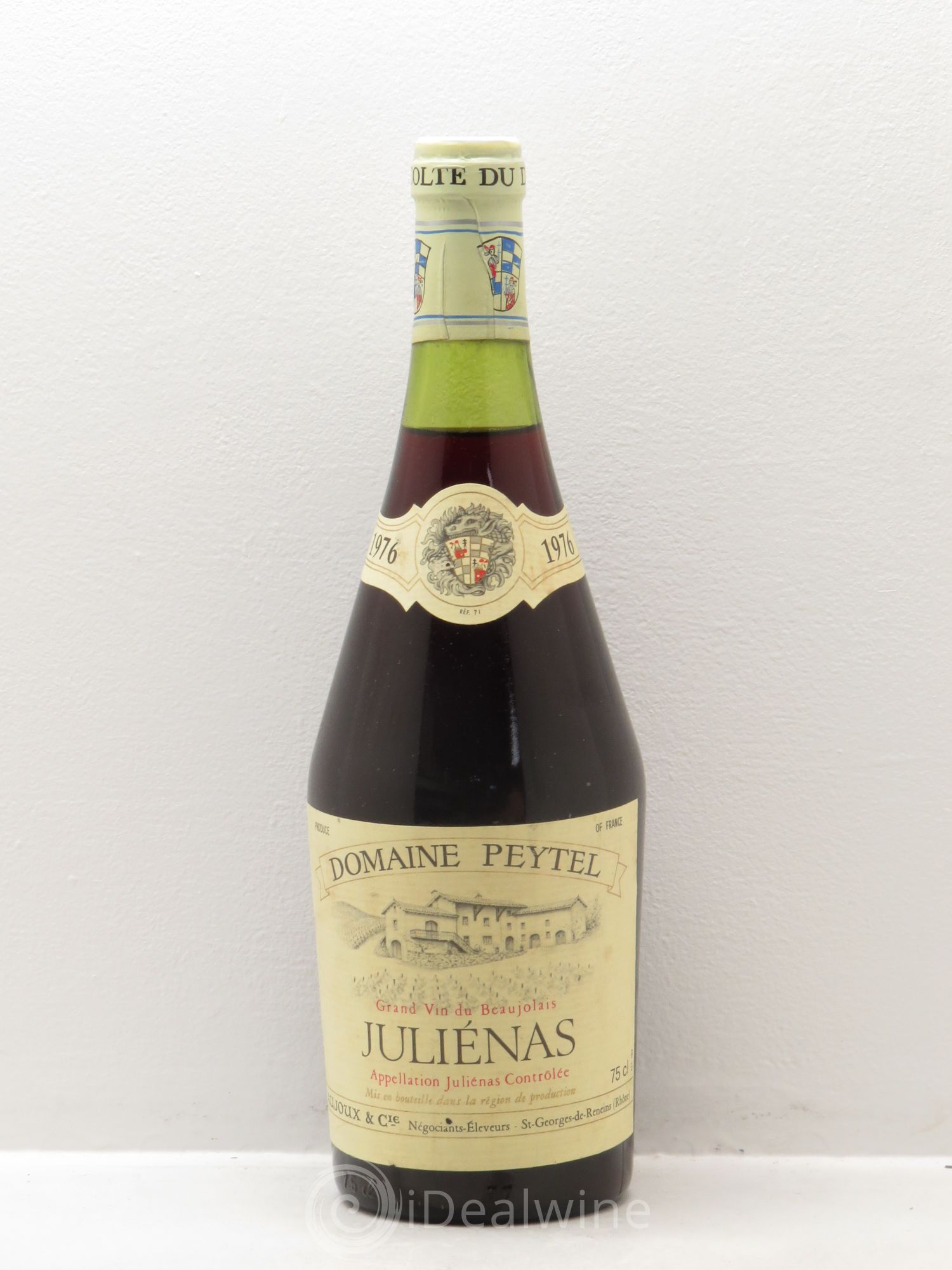 Juliénas Domaine Peytel mise Aujoux (sans prix de réserve) 1976 - Posten von 1 Flasche - 0