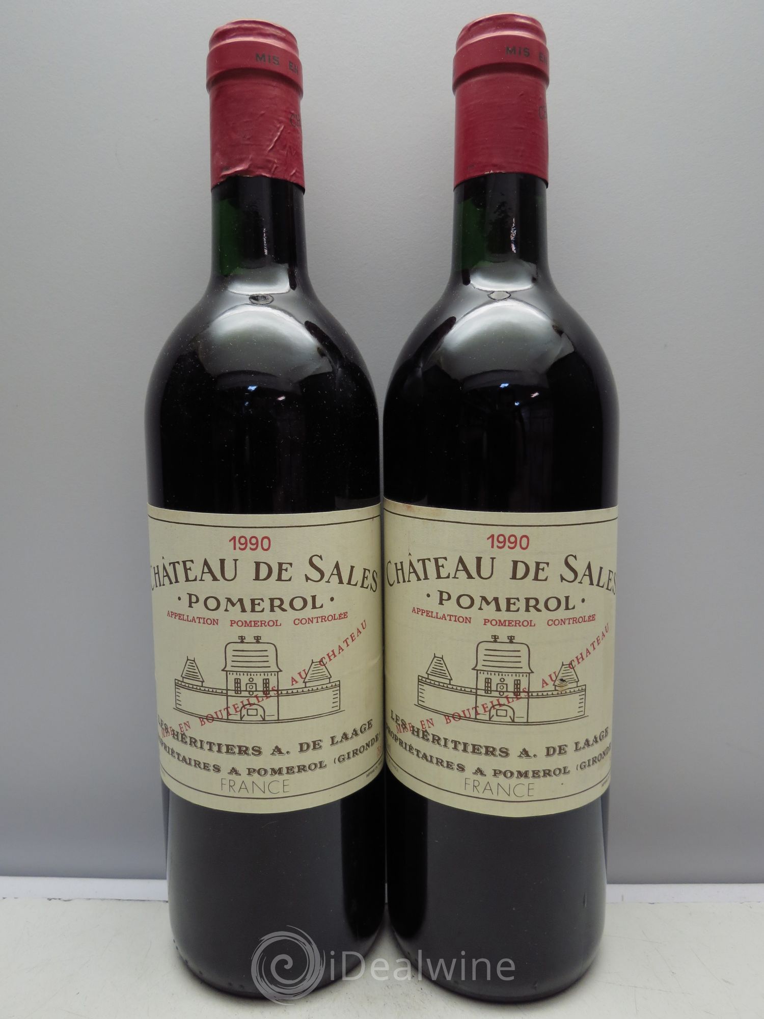 Château de Sales 1990 - Lot de 2 bouteilles - 0