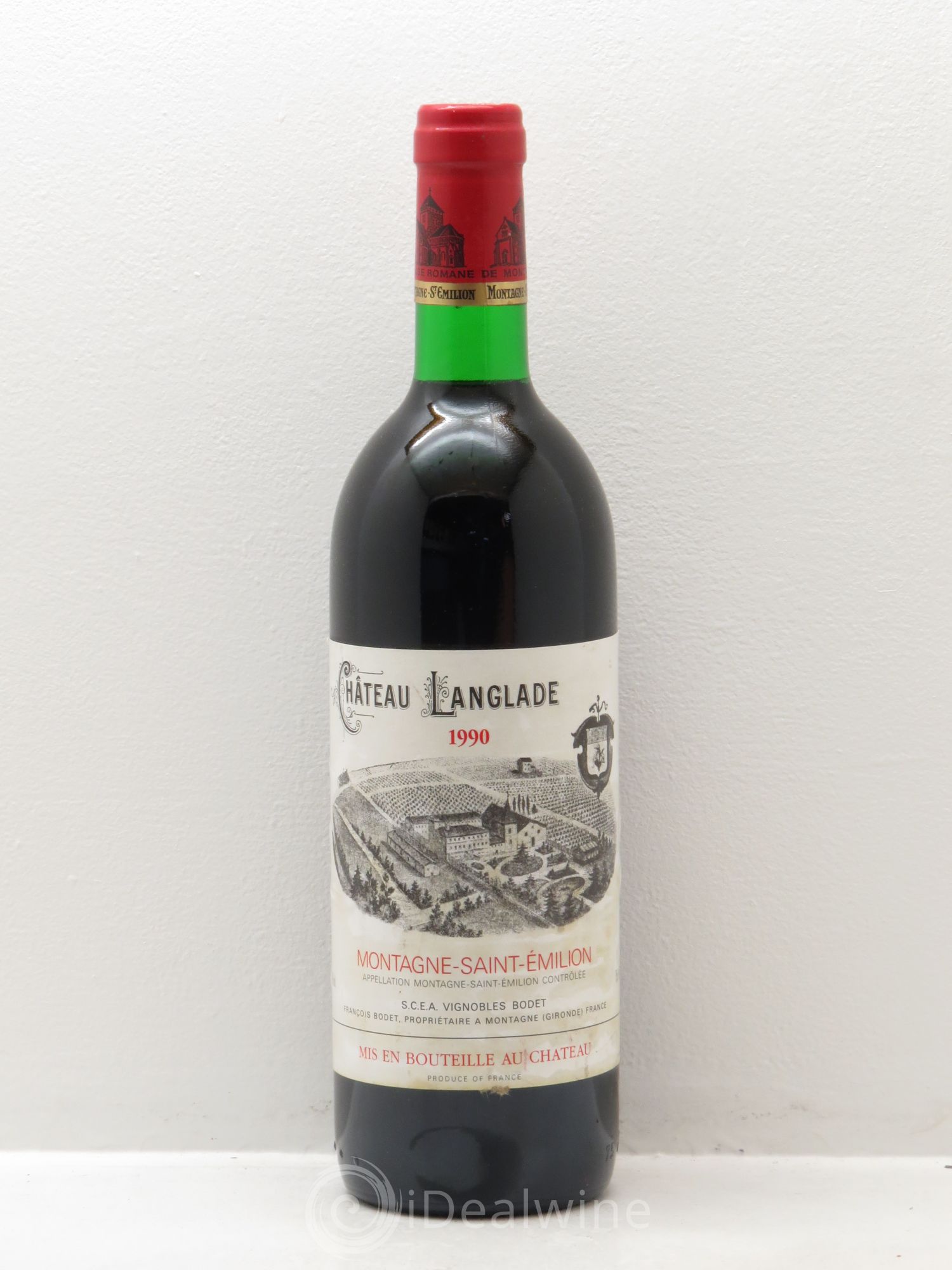 Montagne Saint-Émilion Langlade (sans prix de réserve) 1990 - Posten von 1 Flasche - 0