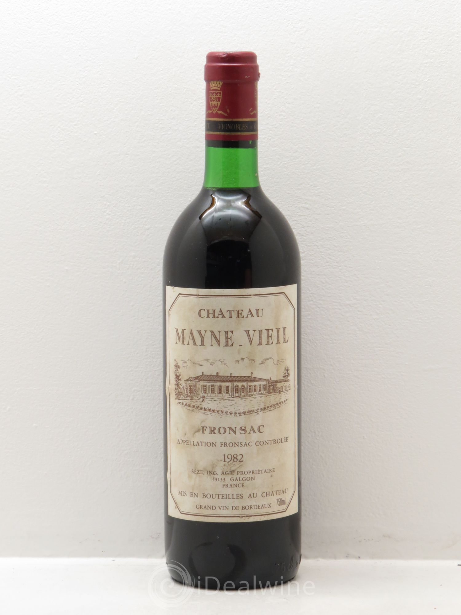Fronsac Mayne Vieil (sans prix de réserve) 1982 - Posten von 1 Flasche - 0