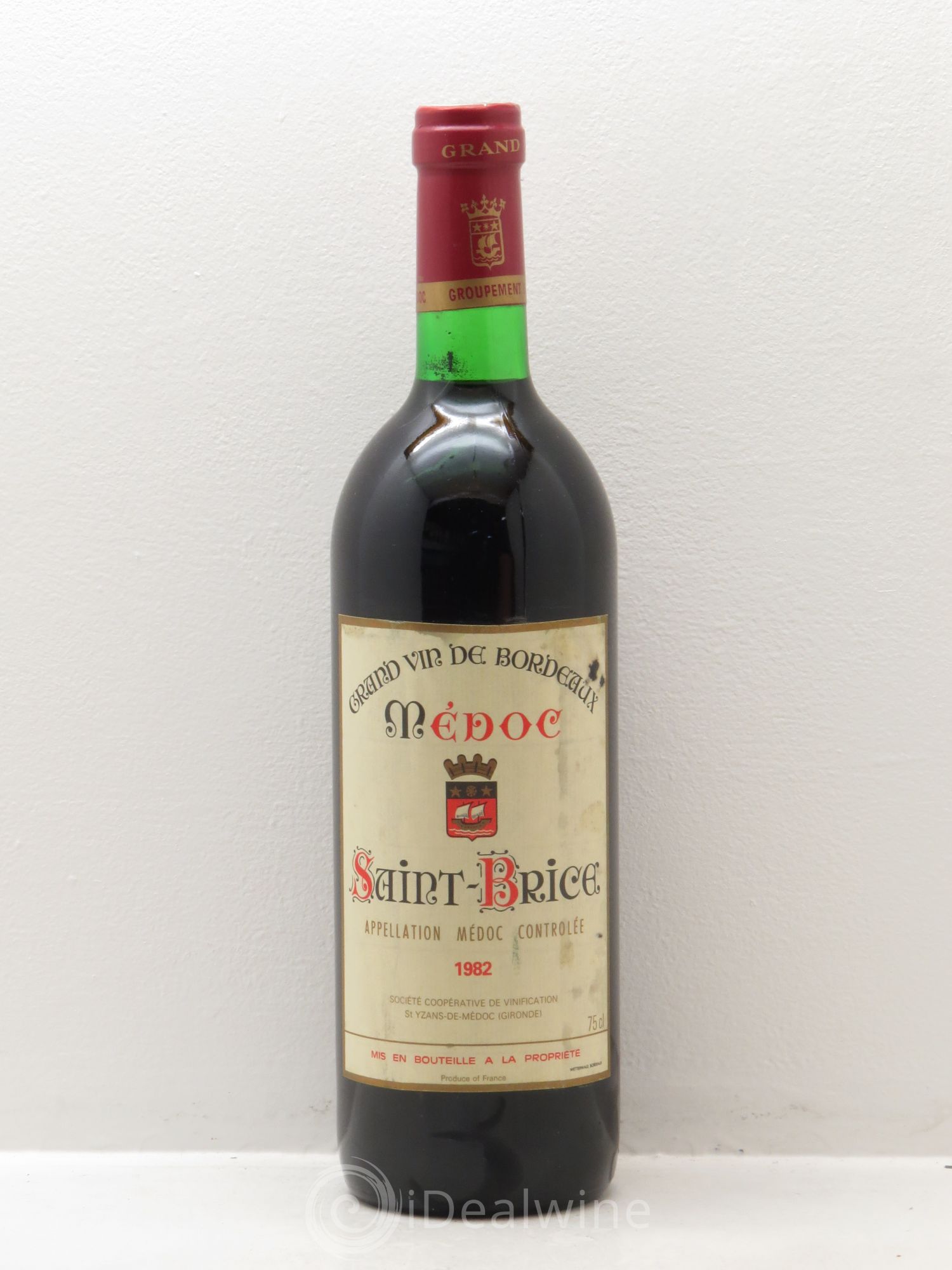 Médoc Saint Brice (sans prix de réserve) 1982 - Posten von 1 Flasche - 0