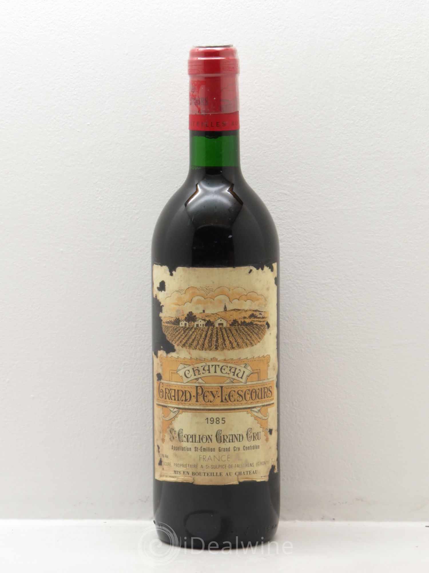 Saint-Émilion Grand pey lescours (sans prix de réserve) 1985 - Posten von 1 Flasche - 0
