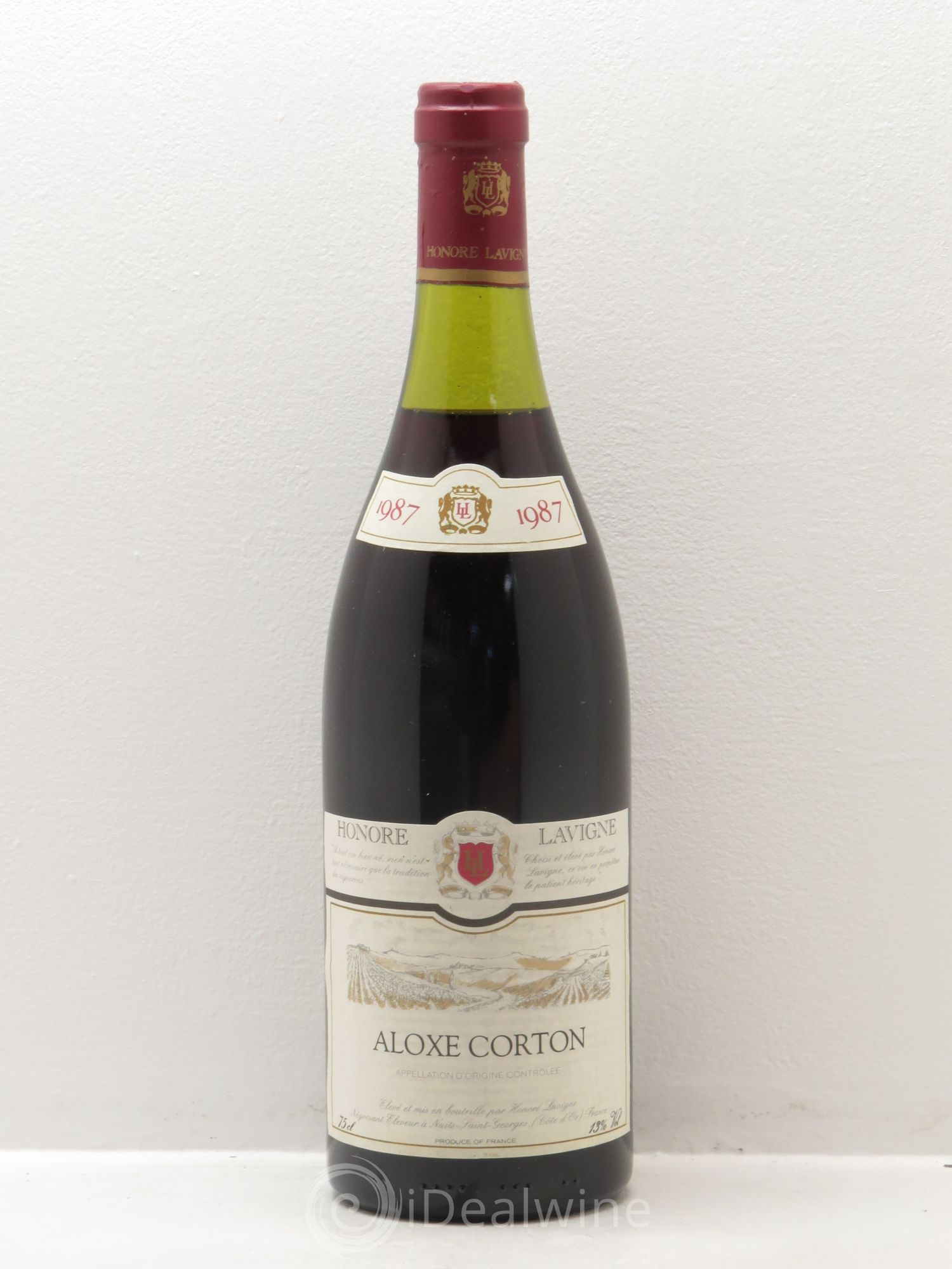 Aloxe-Corton Honoré Lavigne (sans prix de réserve) 1987 - Posten von 1 Flasche - 0