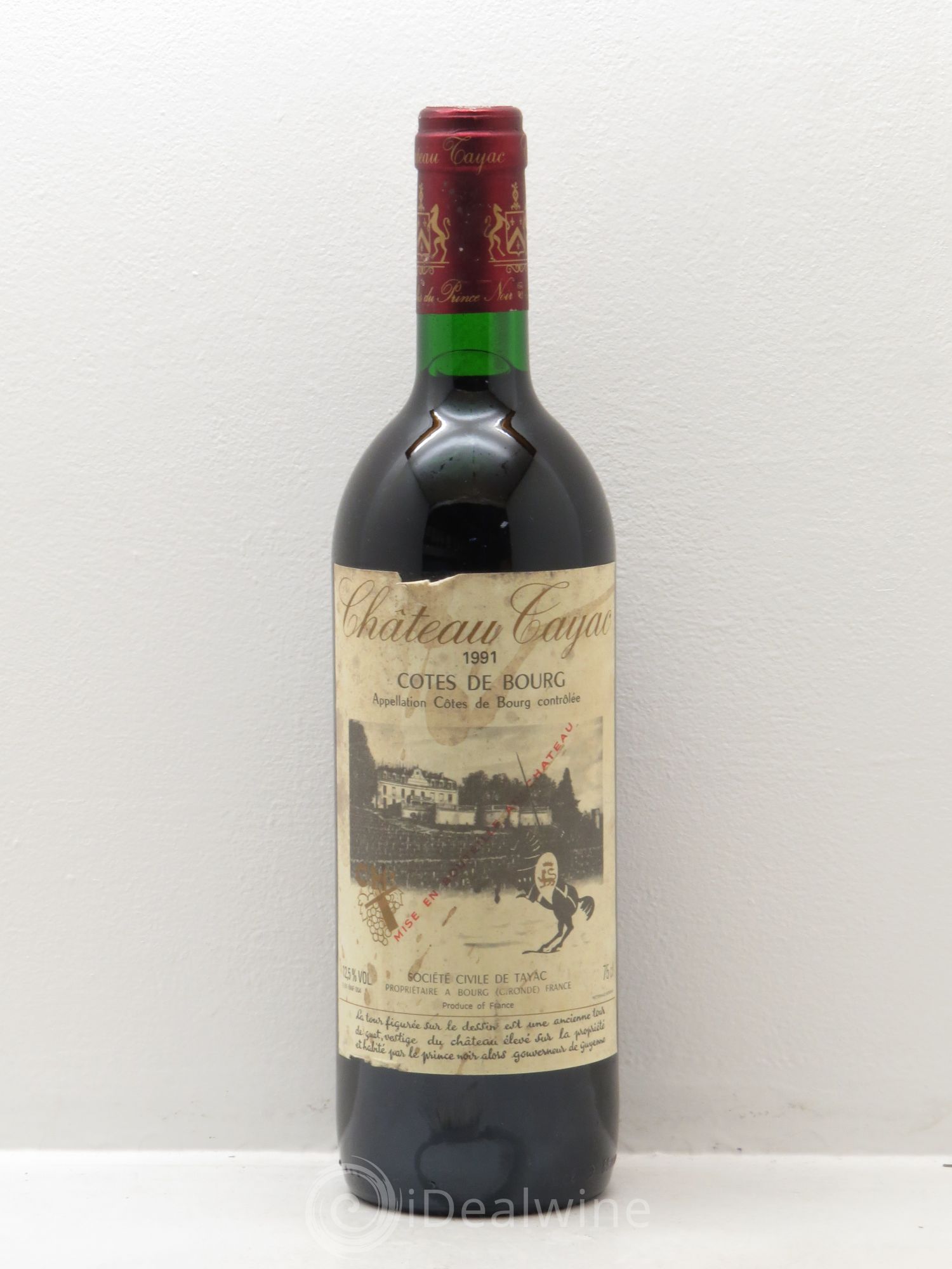Cuvée Réservée Château Tayac (sans prix de réserve) 1991 - Lot de 1 bouteille - 0