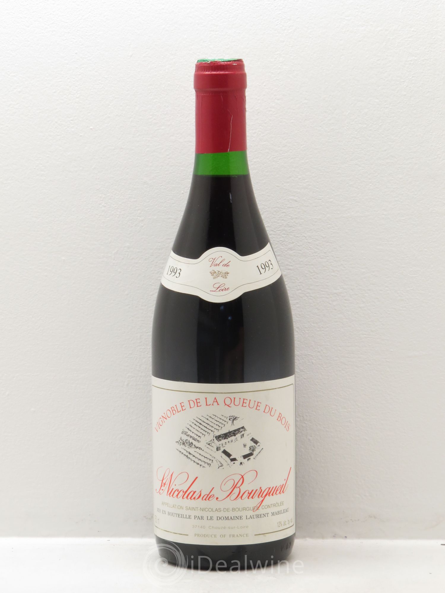 Saint-Nicolas de Bourgueil La queue du bois (sans prix de réserve) 1993 - Posten von 1 Flasche - 0