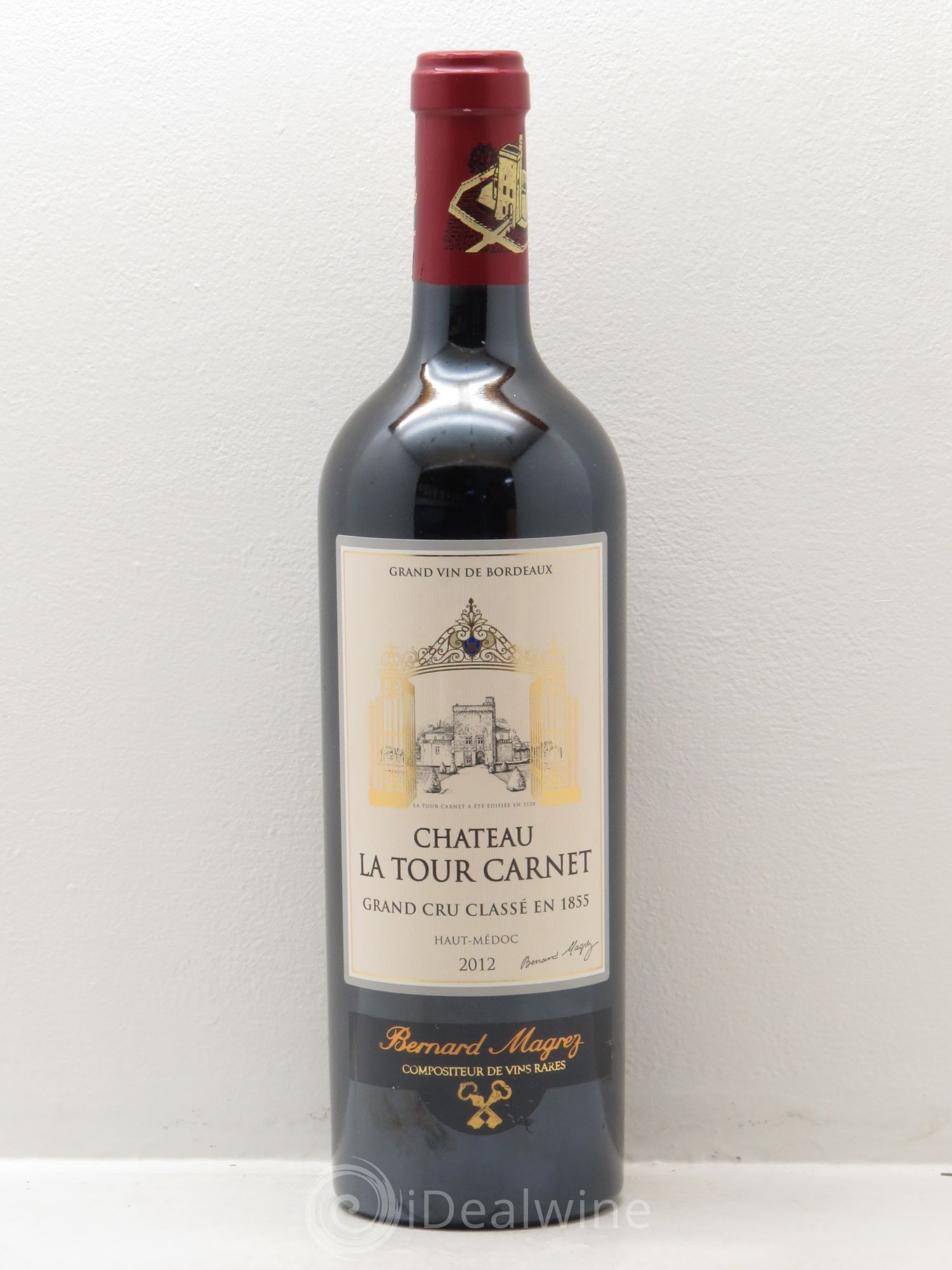 Château la Tour Carnet 4ème Grand Cru Classé (sans prix de réserve) 2012 - Lot de 1 bouteille - 0