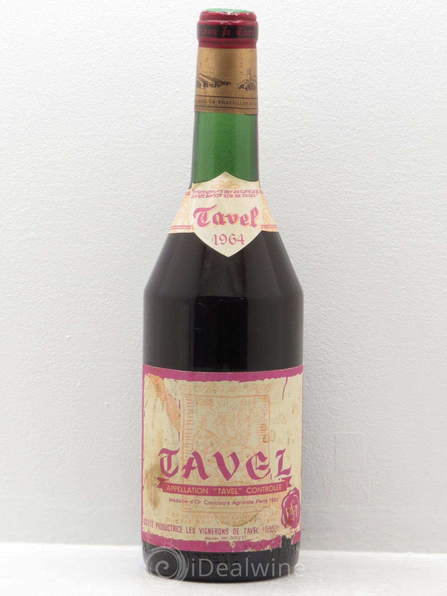 Tavel Société productrice les vignerons de Tavel (sans prix de réserve) 1964 - Posten von 1 Flasche - 0