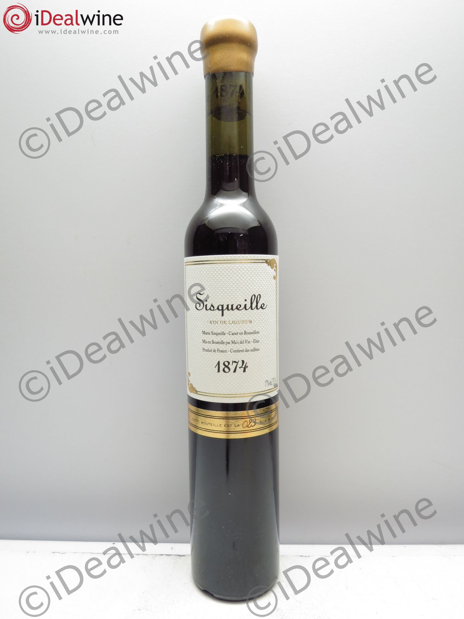Rivesaltes Château Sisqueille 1874 - Posten von 1 Demi-Flasche - 0