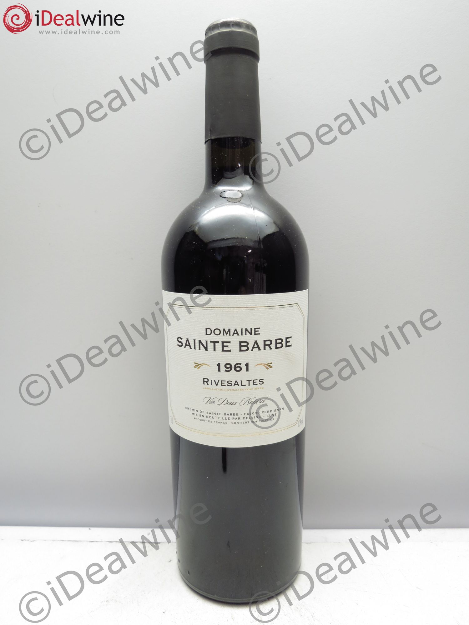 Rivesaltes Sainte Barbe (Domaine) 1961 - Posten von 1 Flasche - 0