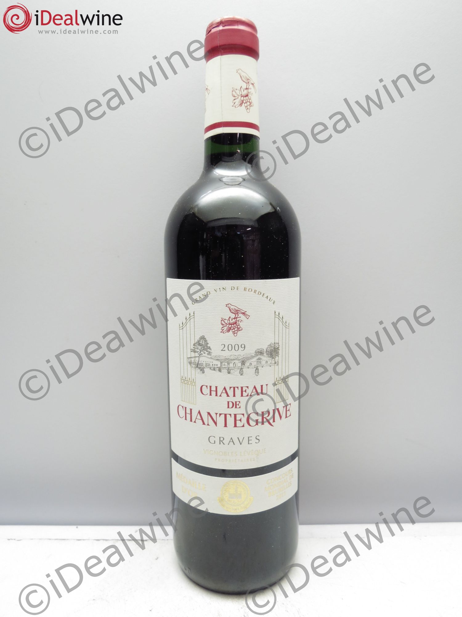 Château de Chantegrive 2009 - Lot de 1 bouteille - 0