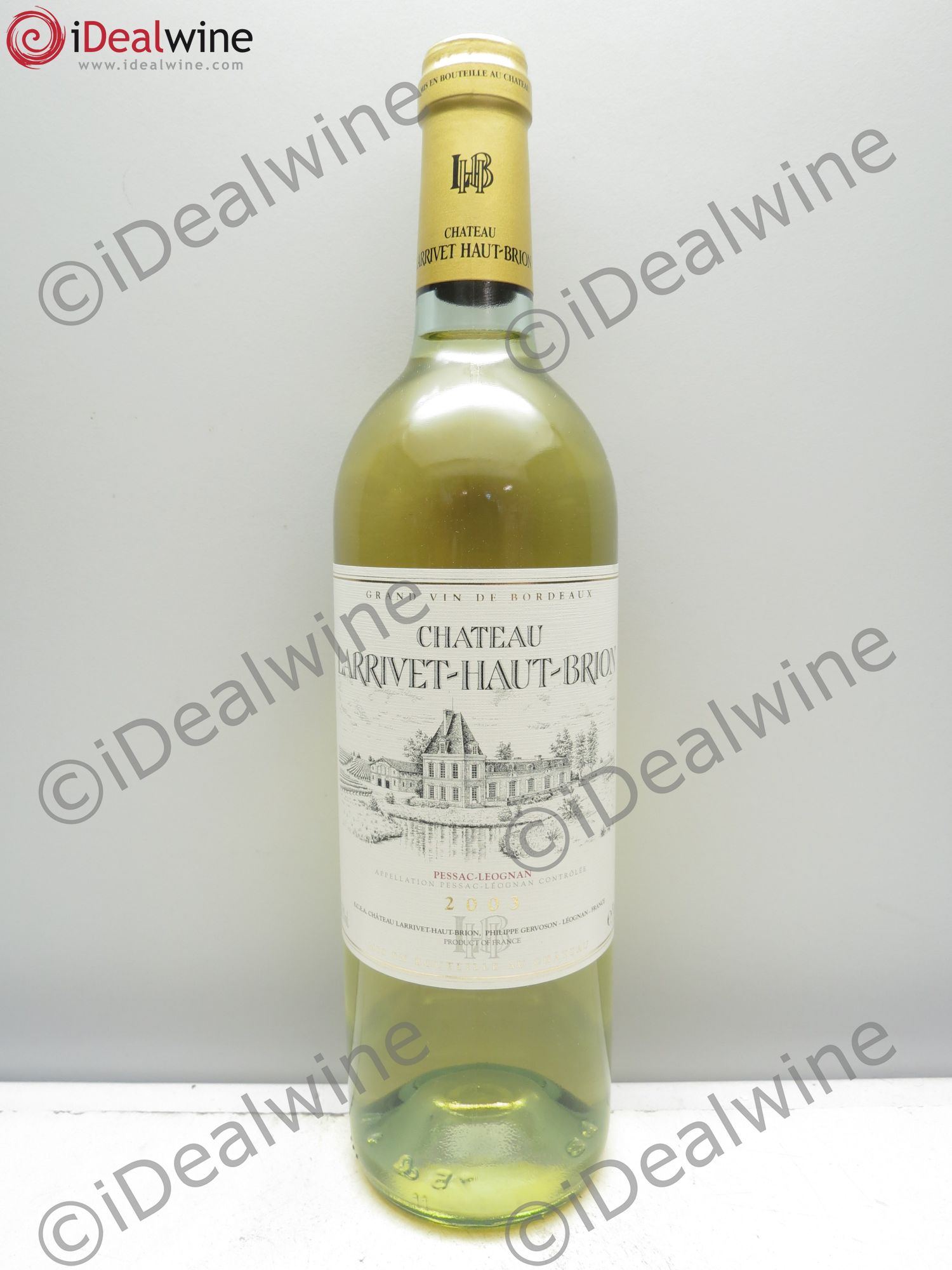 Château Larrivet Haut-Brion 2003 - Lot de 1 bouteille - 0