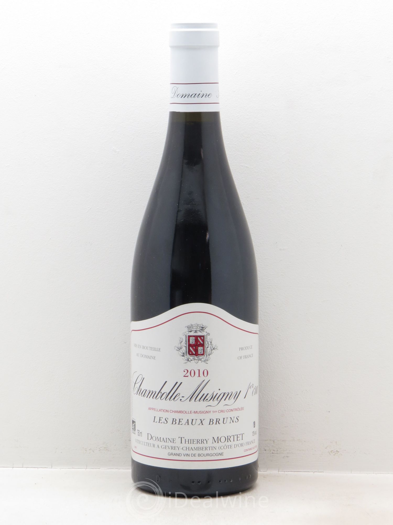 Chambolle-Musigny 1er Cru Aux Beaux Bruns Thierry Mortet (Domaine) 2010 - Lot de 1 bouteille - 0