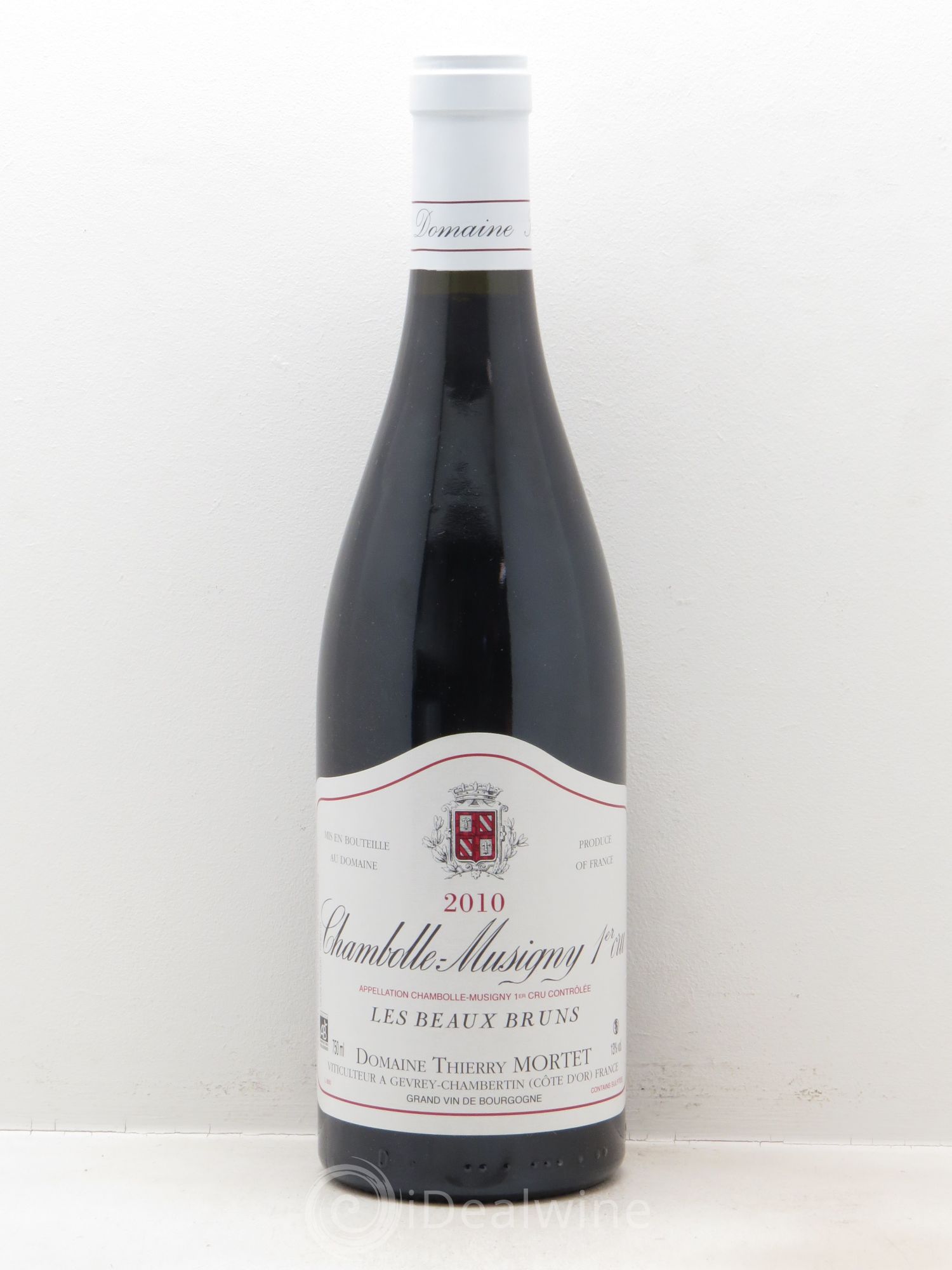 Chambolle-Musigny 1er Cru Aux Beaux Bruns Thierry Mortet (Domaine) 2010 - Lot de 1 bouteille - 0