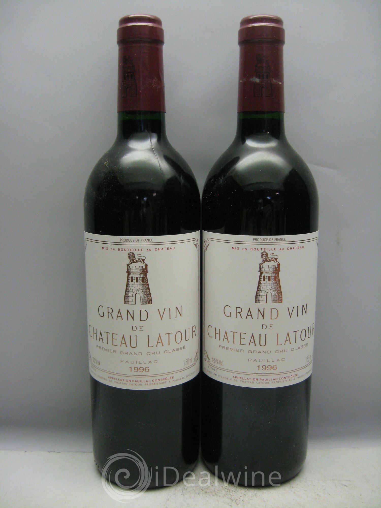 Château Latour 1er Grand Cru Classé (2 CB de 6 btes) 1996 - Lot de 12 bouteilles - 2
