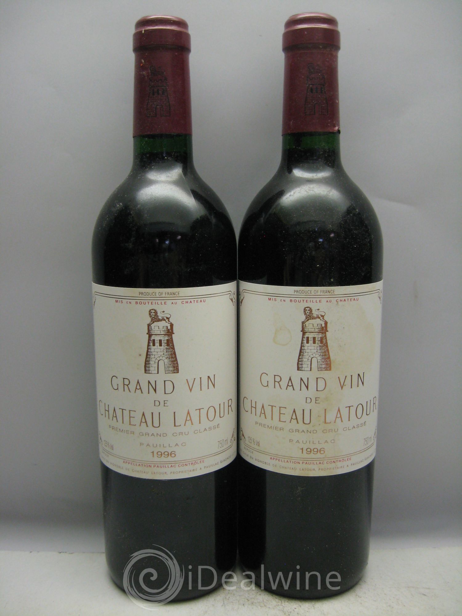 Château Latour 1er Grand Cru Classé (2 CB de 6 btes) 1996 - Lot de 12 bouteilles - 4