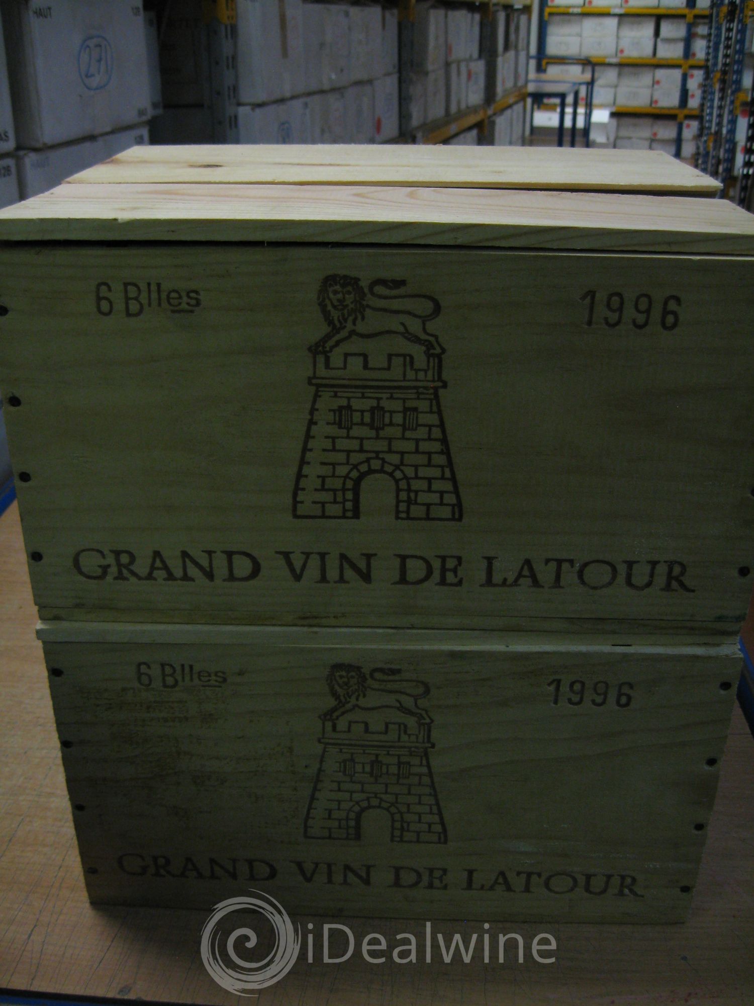 Château Latour 1er Grand Cru Classé (2 CB de 6 btes) 1996 - Lot de 12 bouteilles - 6