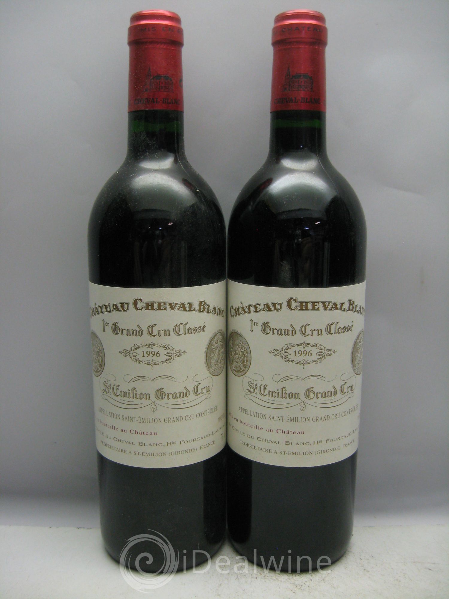 Château Cheval Blanc 1er Grand Cru Classé A 1996 - Lot de 12 bouteilles - 0