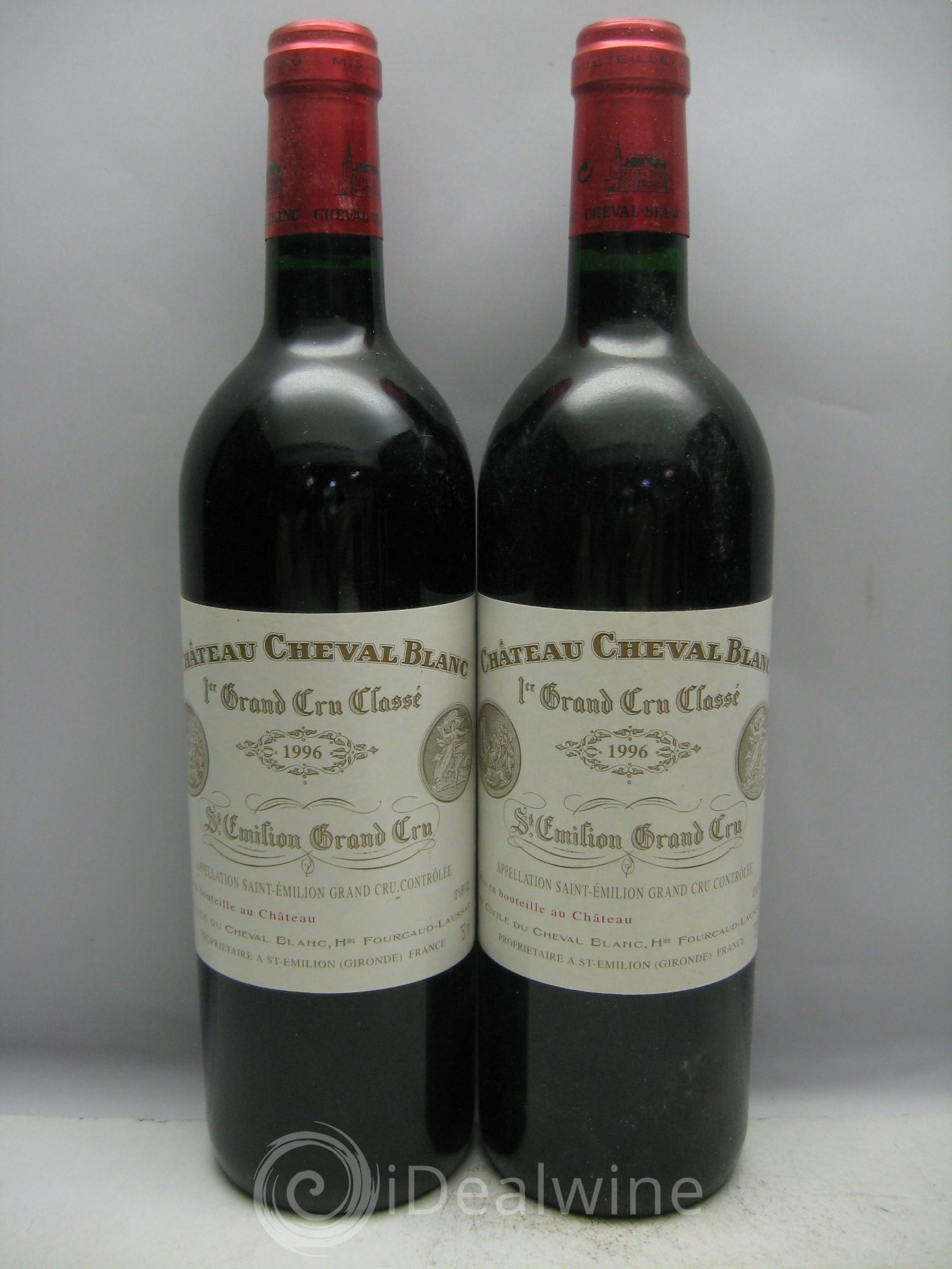 Château Cheval Blanc 1er Grand Cru Classé A 1996 - Lot de 12 bouteilles - 1