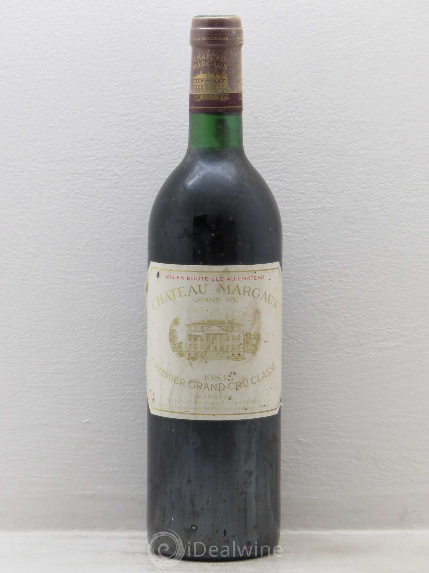 Château Margaux 1er Grand Cru Classé 1983 - Lot de 1 bouteille - 0