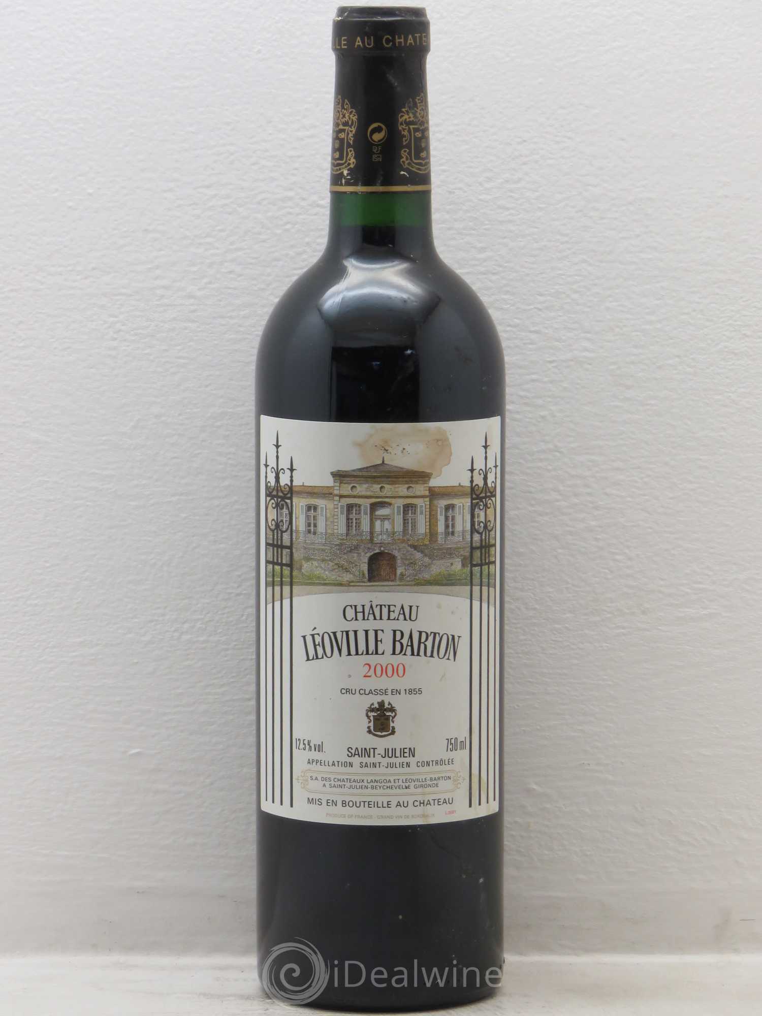 Château Léoville Barton 2ème Grand Cru Classé 2000 - Lot de 1 bouteille - 0