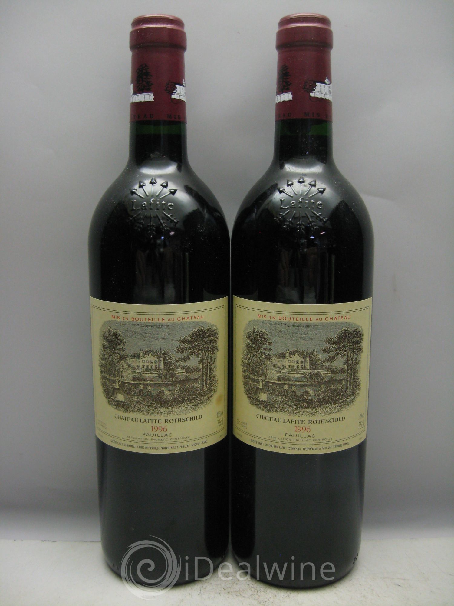 Château Lafite Rothschild 1er Grand Cru Classé 1996 - Lot de 12 bouteilles - 0