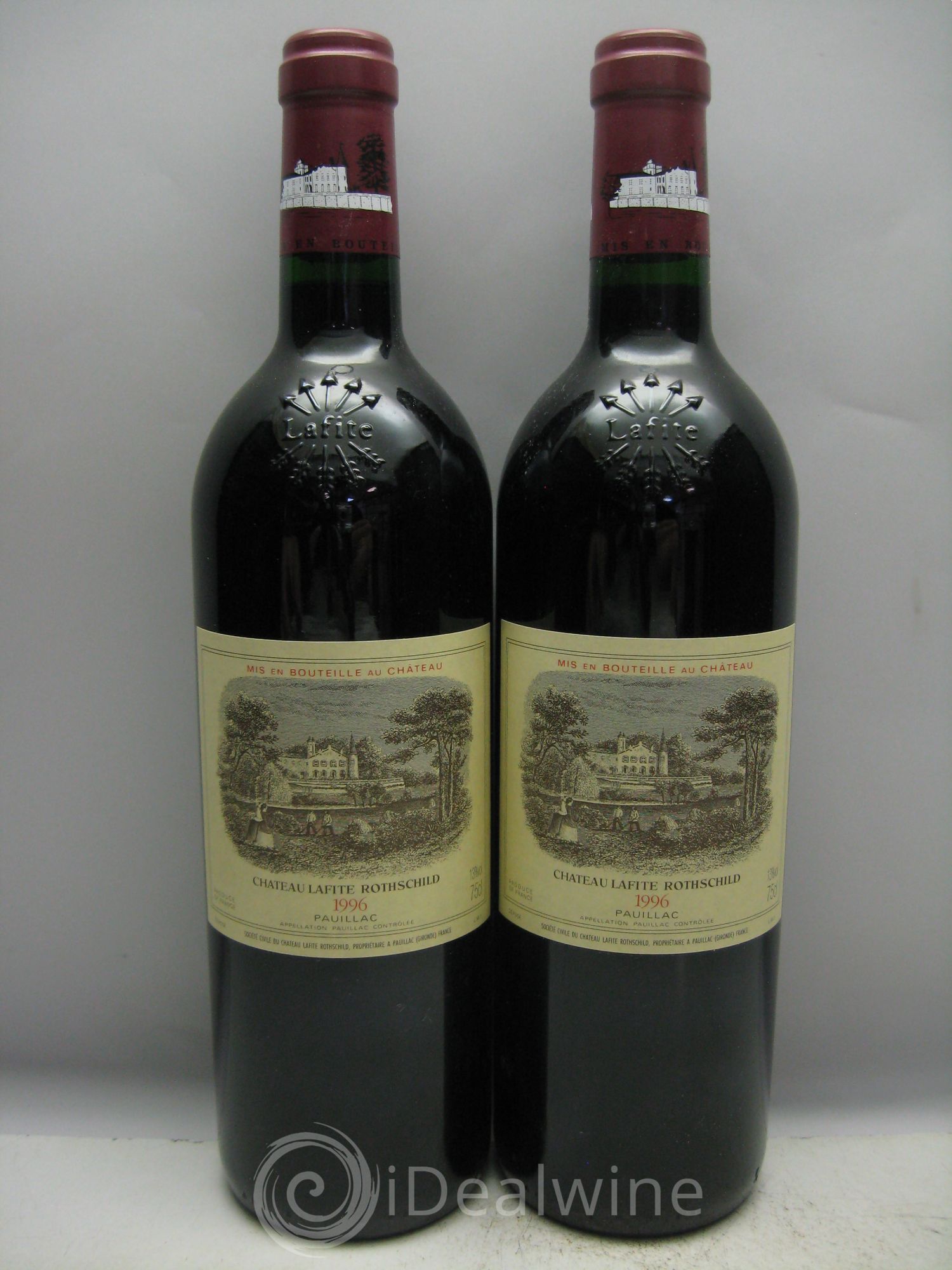 Château Lafite Rothschild 1er Grand Cru Classé 1996 - Lot de 12 bouteilles - 1