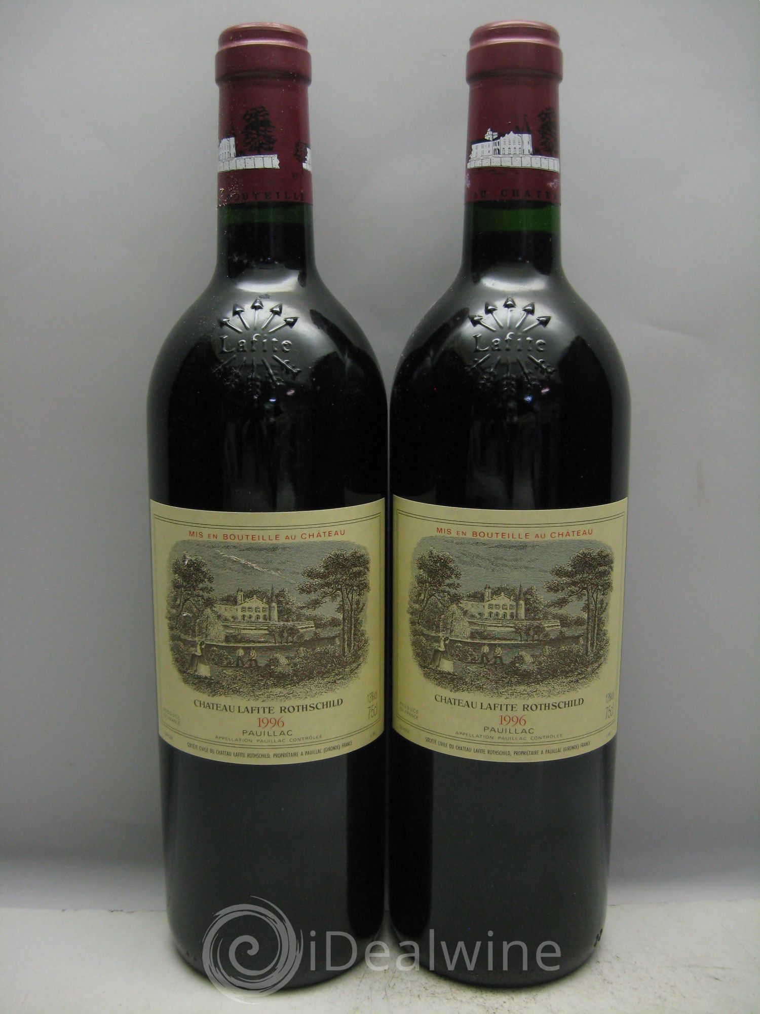 Château Lafite Rothschild 1er Grand Cru Classé 1996 - Lot de 12 bouteilles - 2