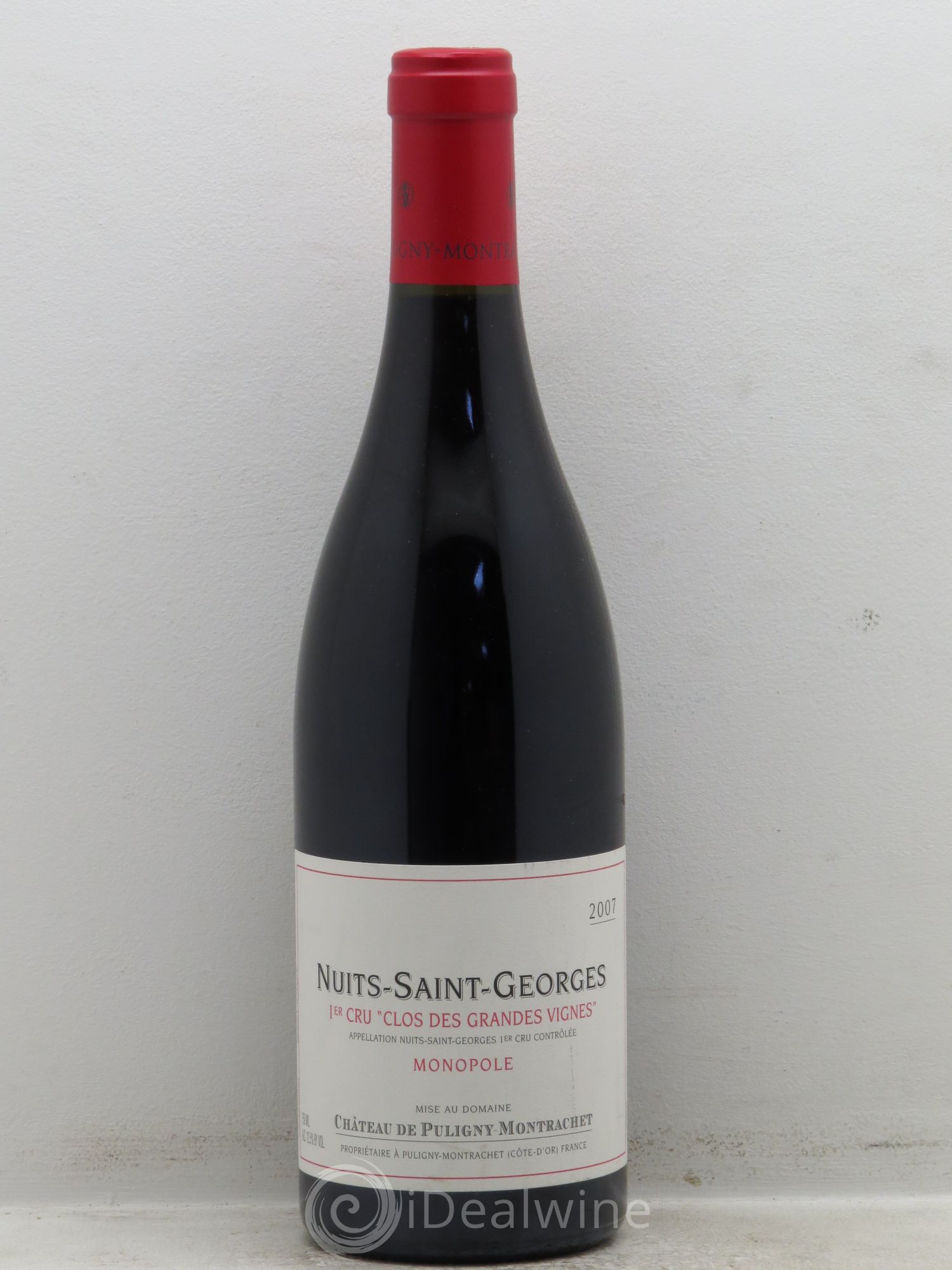 Nuits-Saint-Georges 1er Cru Clos des Grandes Vignes Château de Puligny Montrachet 2007 - Posten von 1 Flasche - 0
