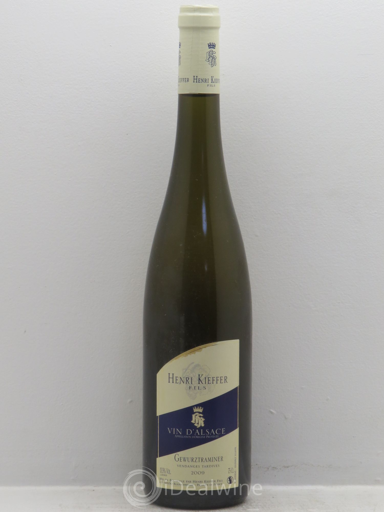 Gewurztraminer Vendanges Tardives Henri Kieffer et Fils 2009 - Lotto di 1 bottiglia - 0