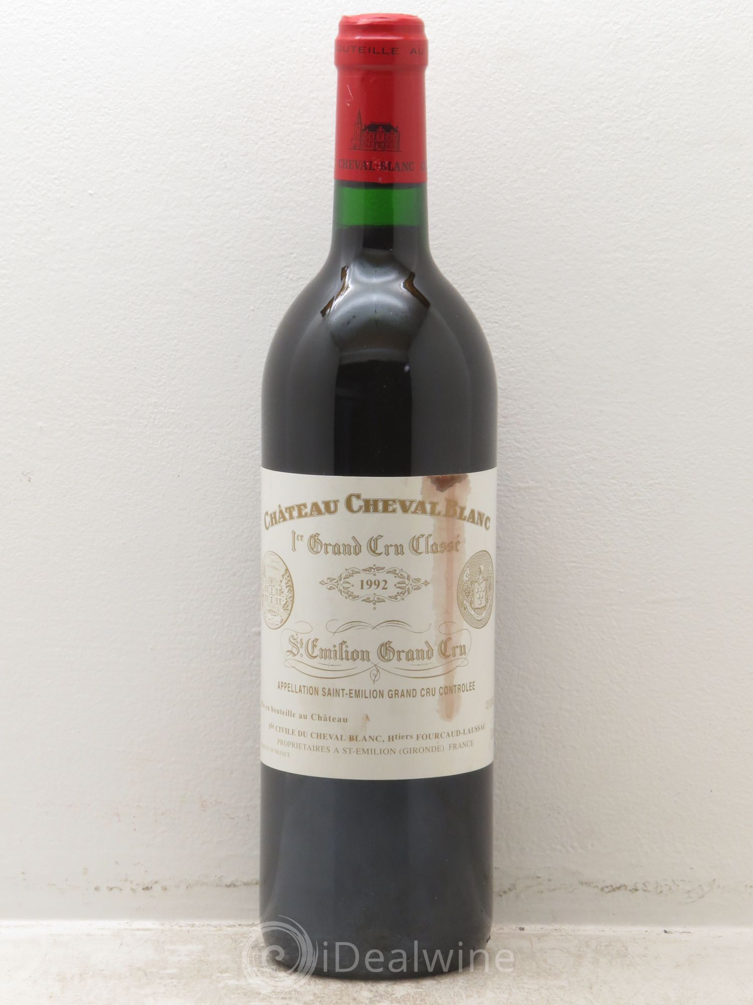 Château Cheval Blanc 1er Grand Cru Classé A 1992 - Lot de 1 bouteille - 0