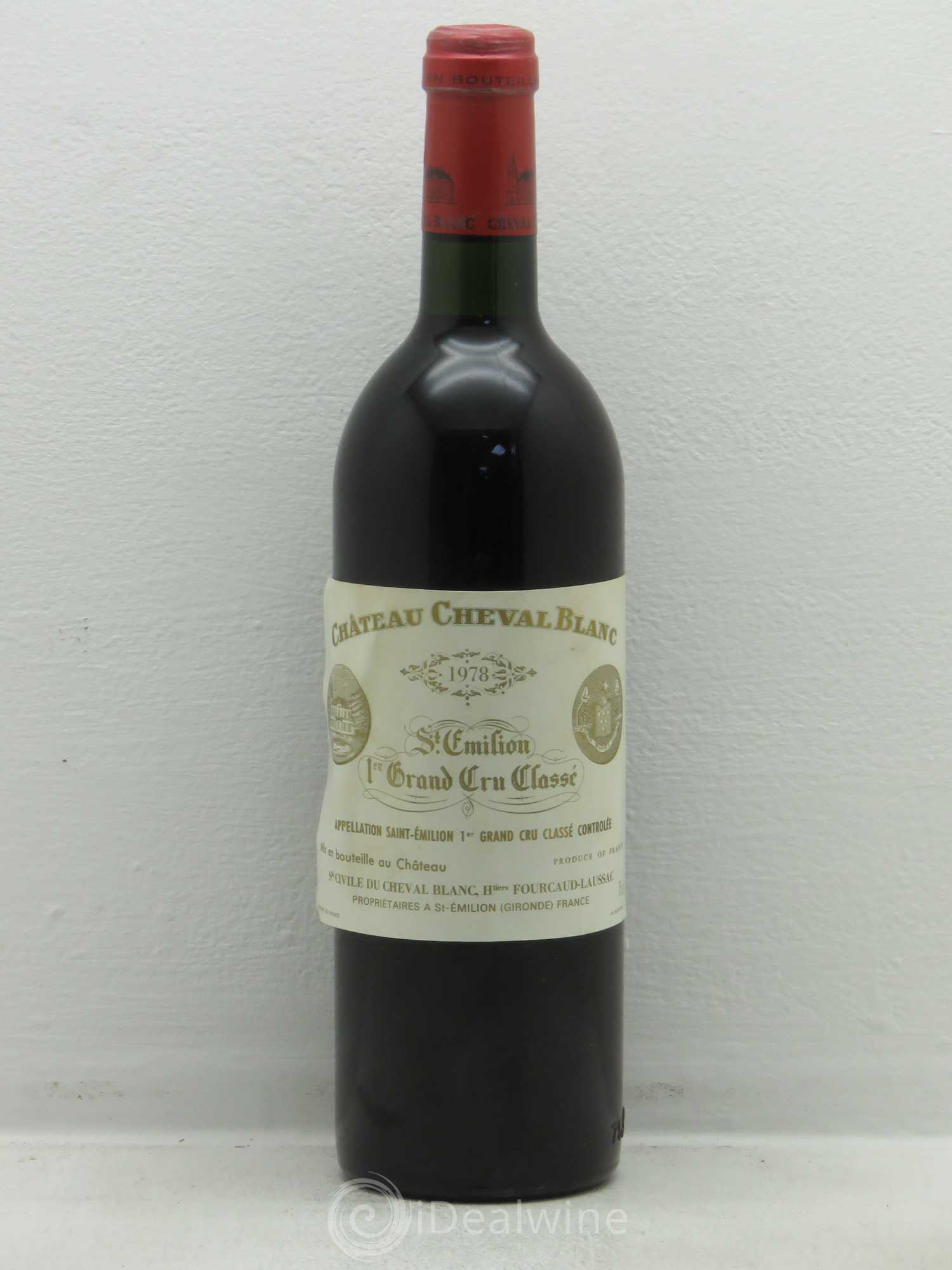 Château Cheval Blanc 1er Grand Cru Classé A 1978 - Lot de 1 bouteille - 0