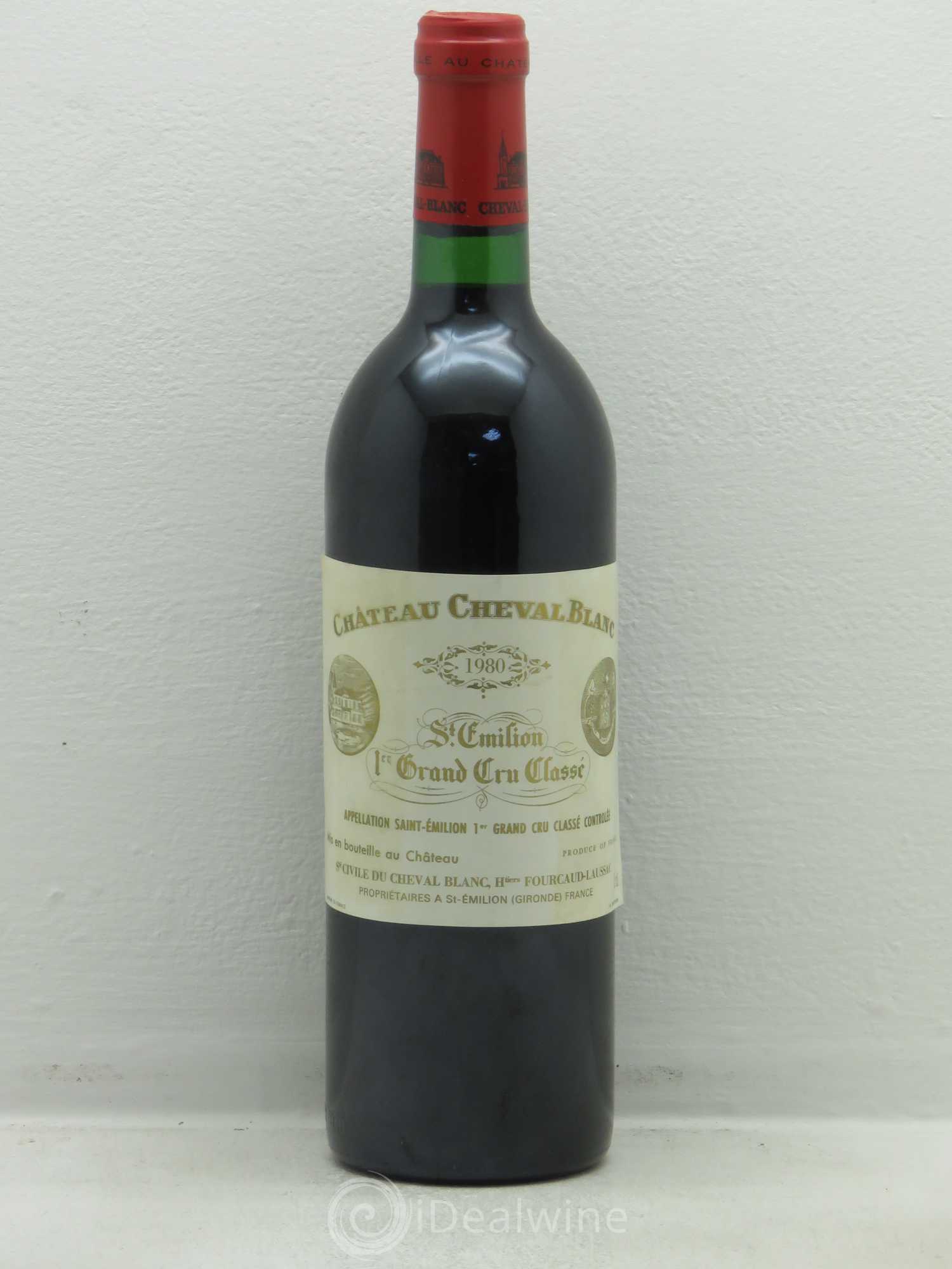 Château Cheval Blanc 1er Grand Cru Classé A 1980 - Lot de 1 bouteille - 0