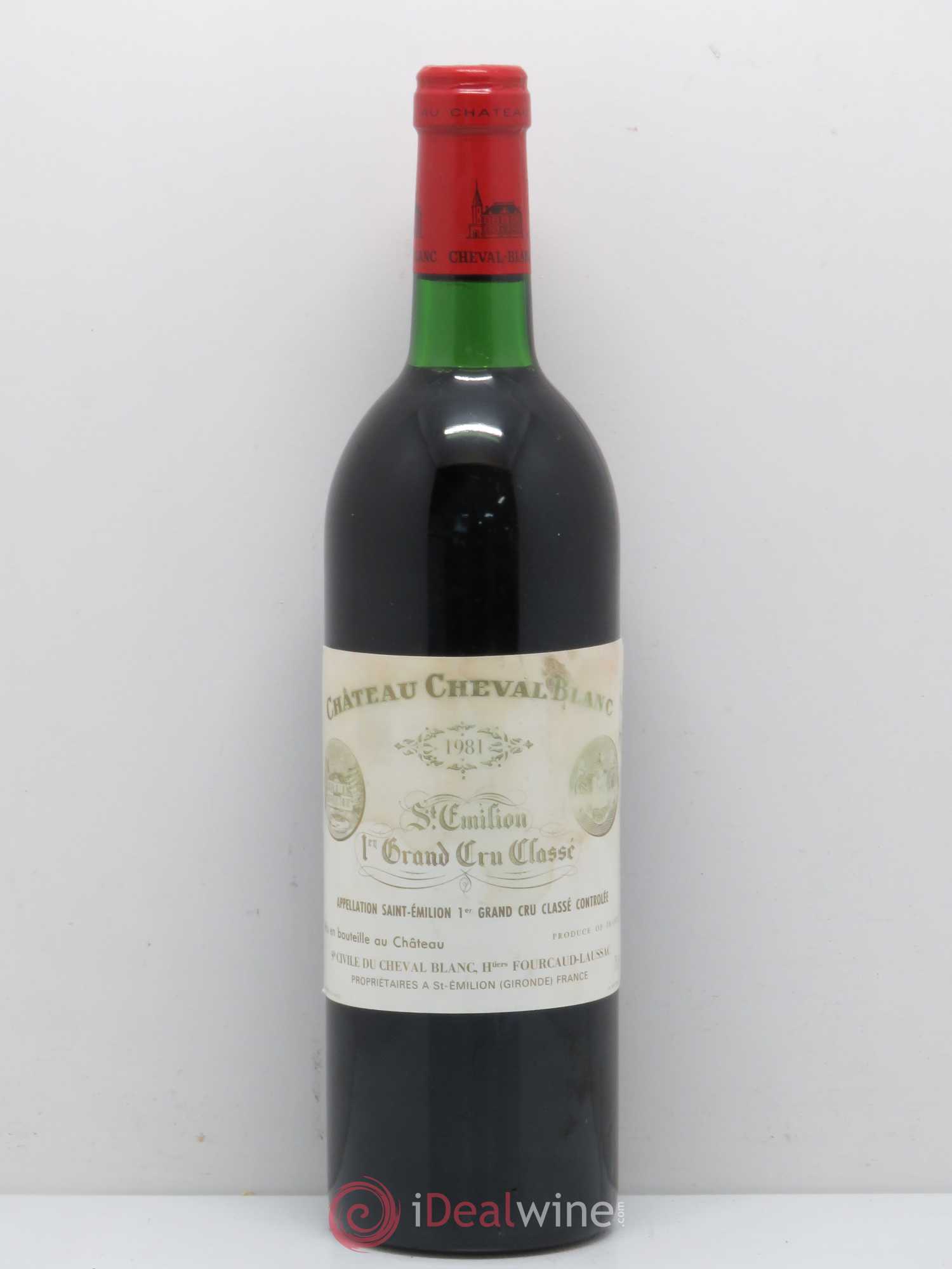Château Cheval Blanc 1er Grand Cru Classé A 1981 - Lot de 1 bouteille - 0