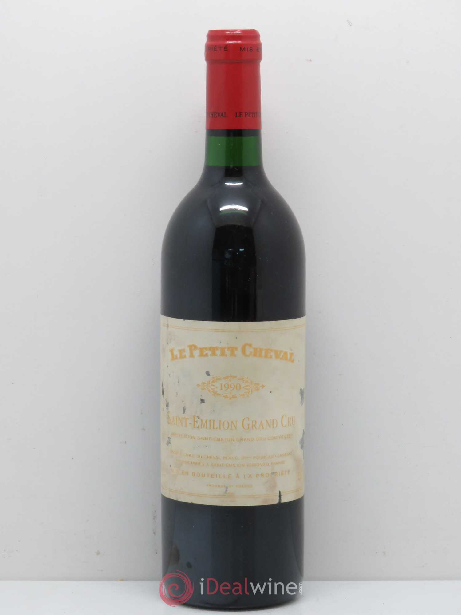 Le Petit Cheval Second Vin 1990 - Lot de 1 bouteille - 0