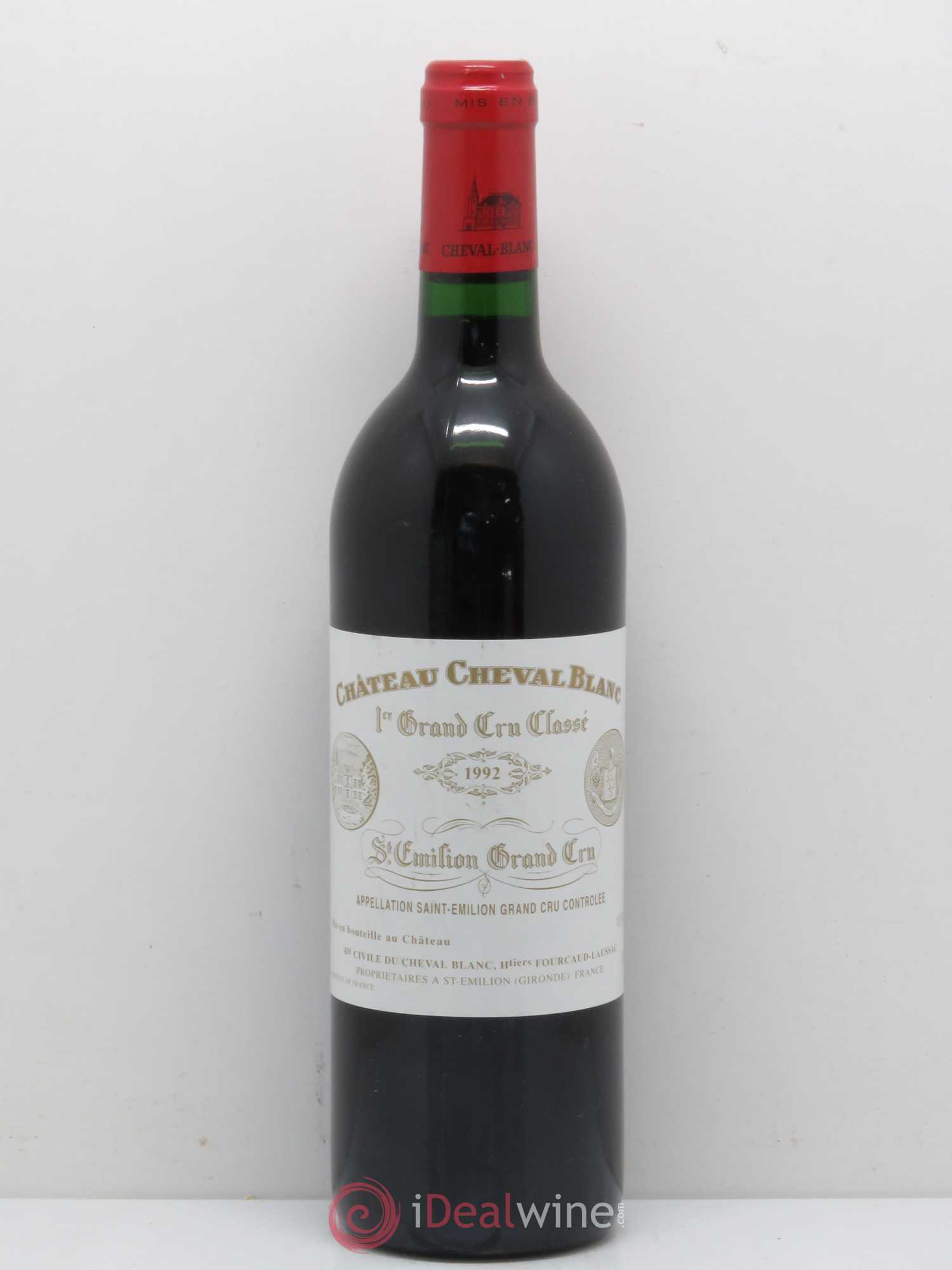 Château Cheval Blanc 1er Grand Cru Classé A 1992 - Lot de 1 bouteille - 0