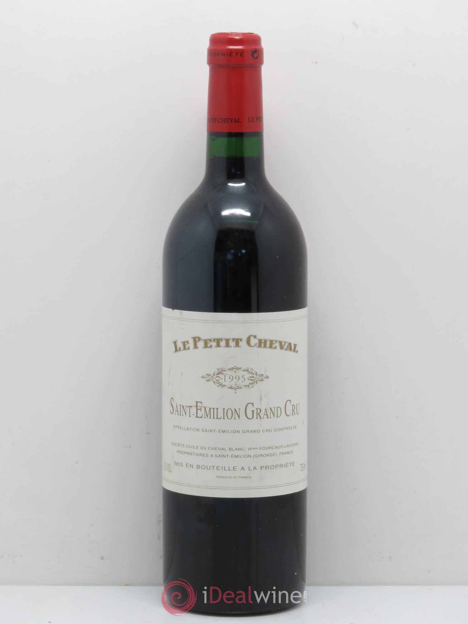 Le Petit Cheval Second Vin 1995 - Lot de 1 bouteille - 0