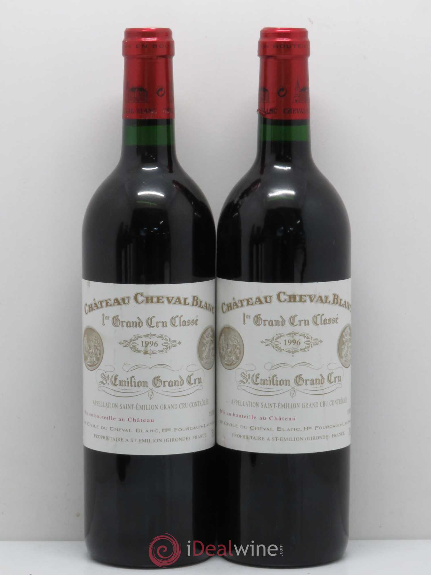 Château Cheval Blanc 1er Grand Cru Classé A 1996 - Lot de 5 bouteilles - 2