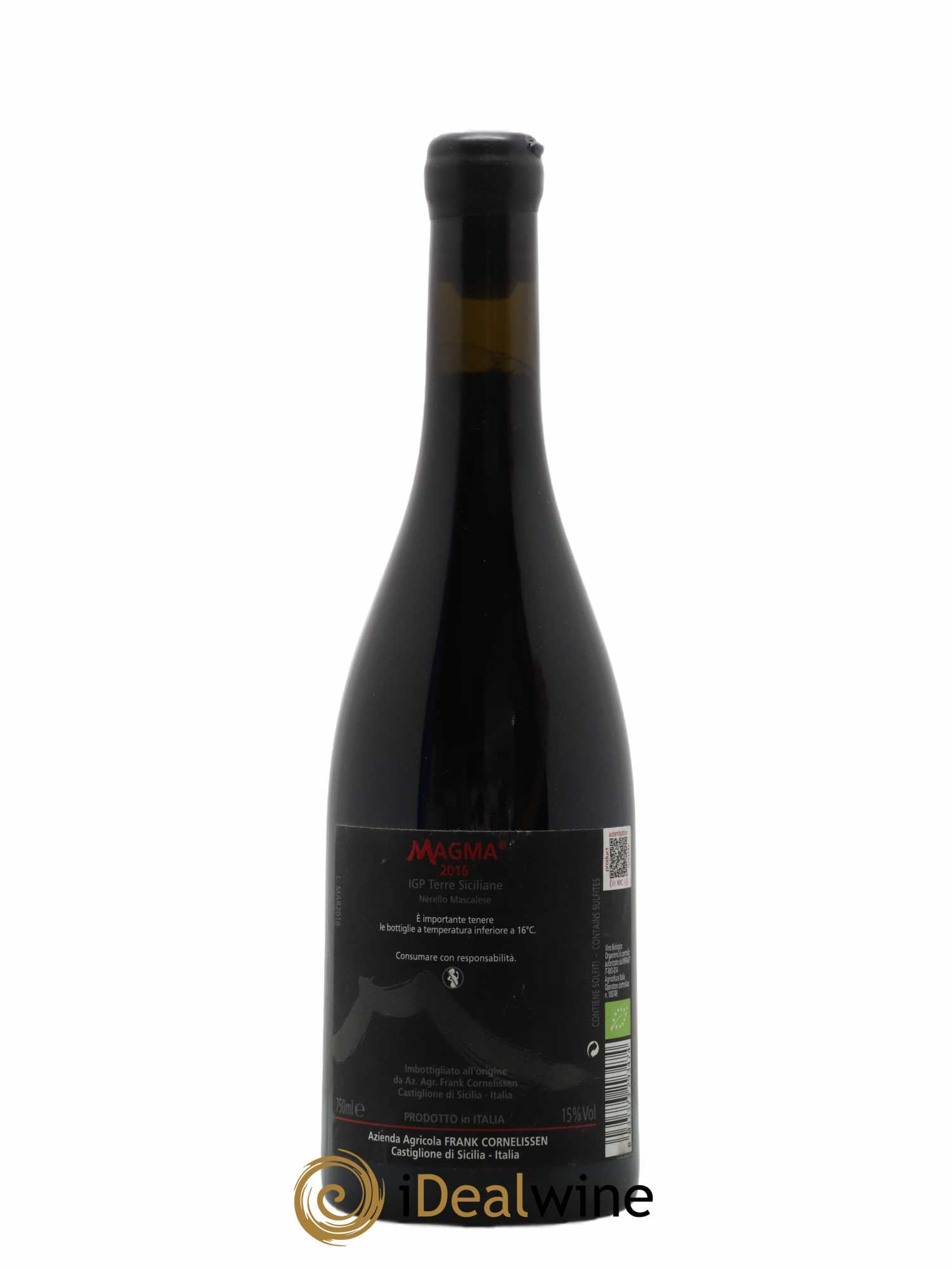 Terre Siciliane IGT Magma Frank Cornelissen 2016 - Lot de 1 bouteille - 1