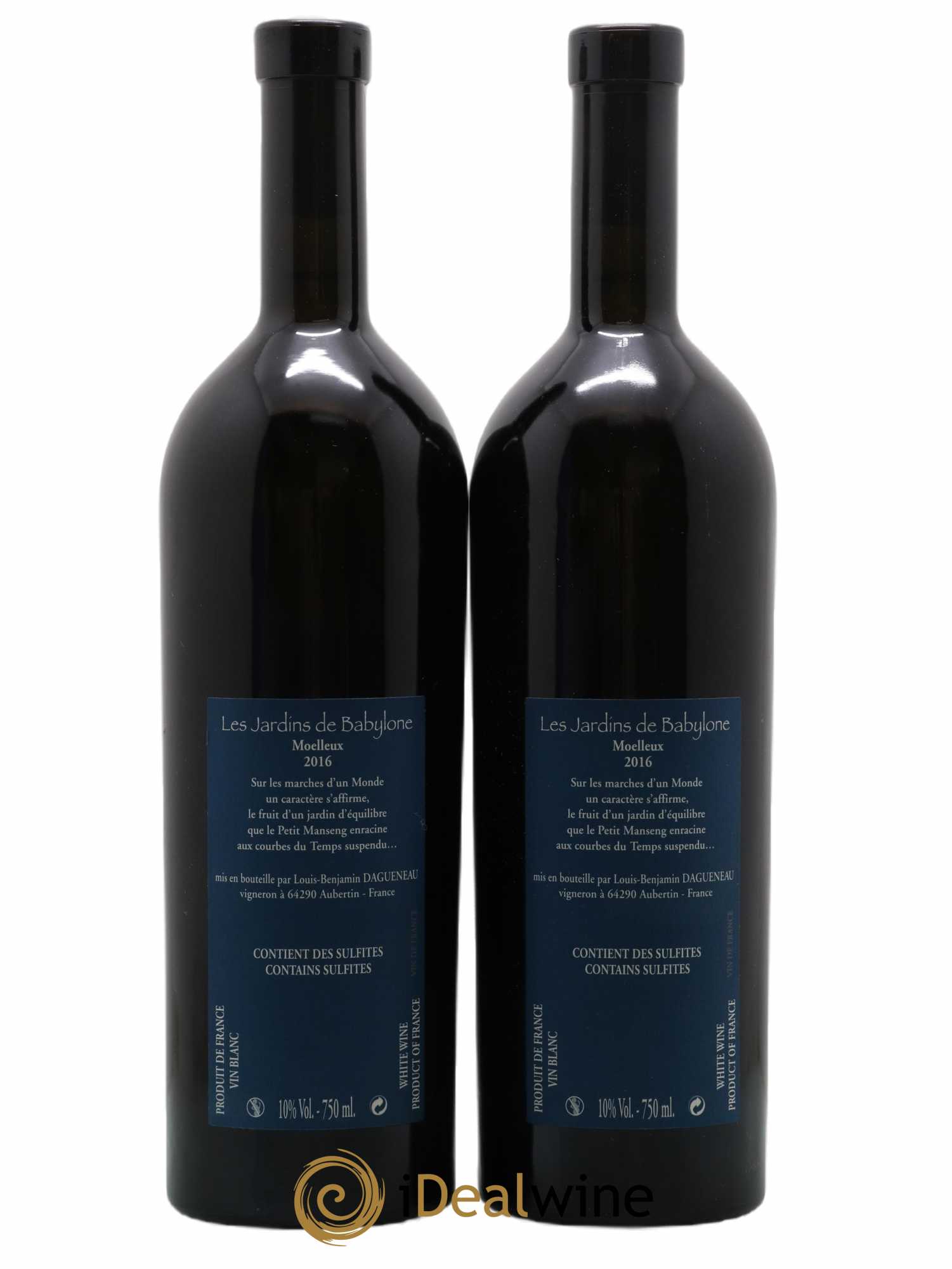 Vin de France (anciennement Jurançon) Jardins de Babylone Didier Dagueneau 2016 - Lotto di 2 bottiglie - 1