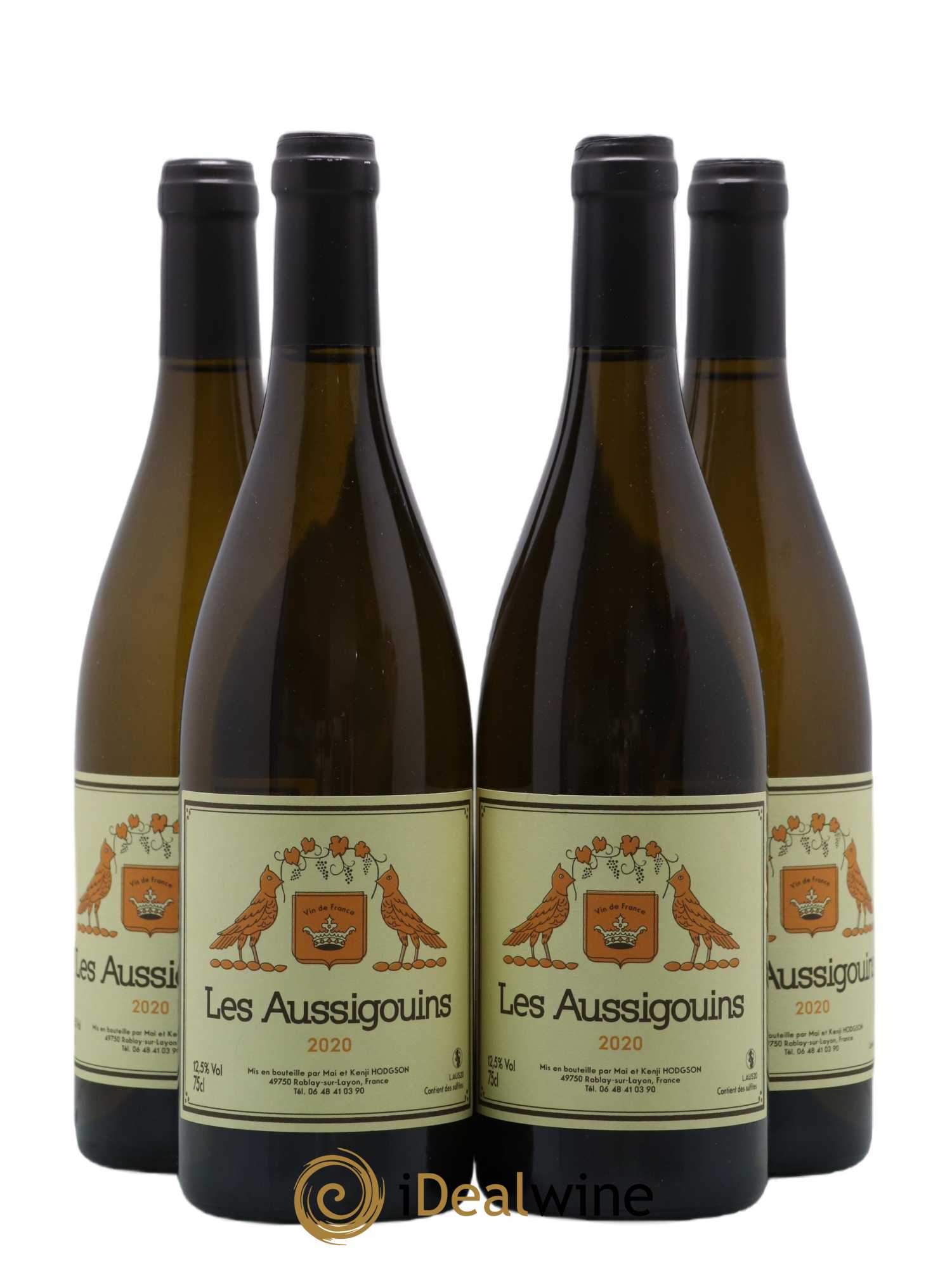 Vin de France Les Aussigouins Mai & Kenji Hodgson 2020 - Lot de 4 bouteilles - 0