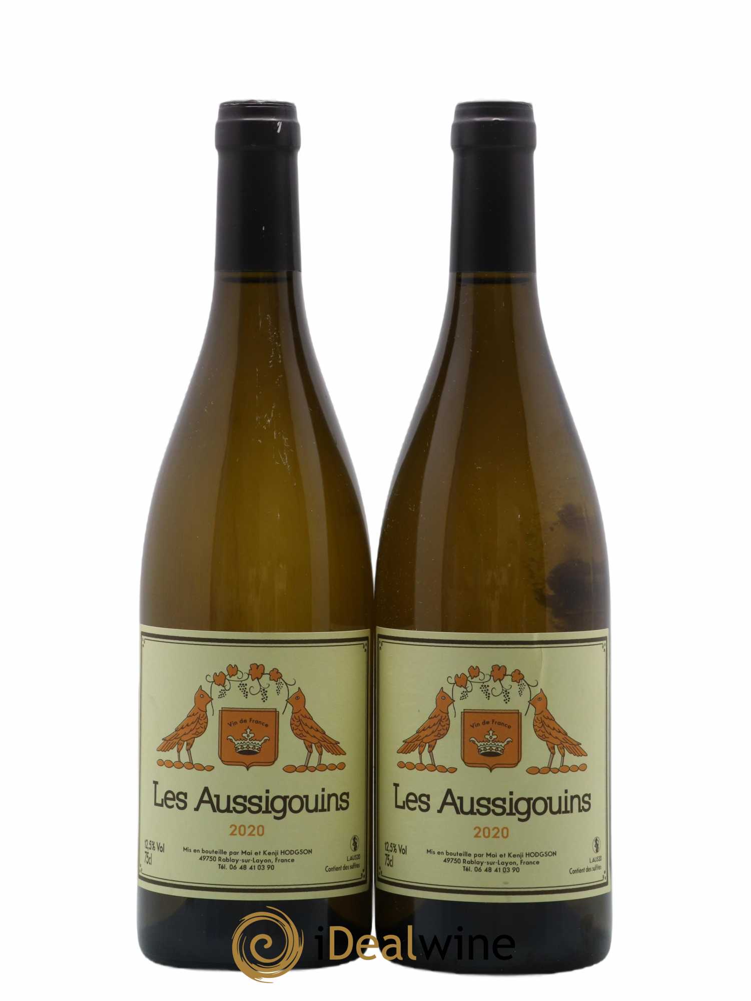 Vin de France Les Aussigouins Mai & Kenji Hodgson 2020 - Lot de 2 bouteilles - 0