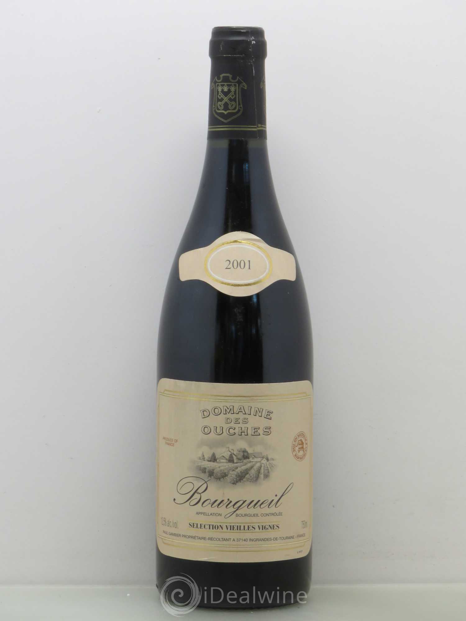Bourgueil Vieilles Vignes Domaine Des Ouches 2001 - Posten von 1 Flasche - 0