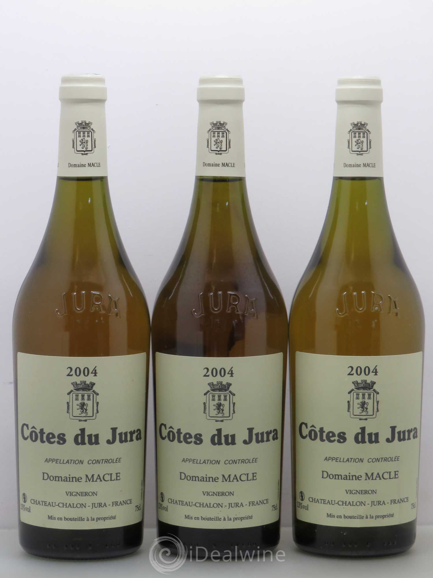 Côtes du Jura Jean Macle 2004 - Lot de 3 bouteilles - 0