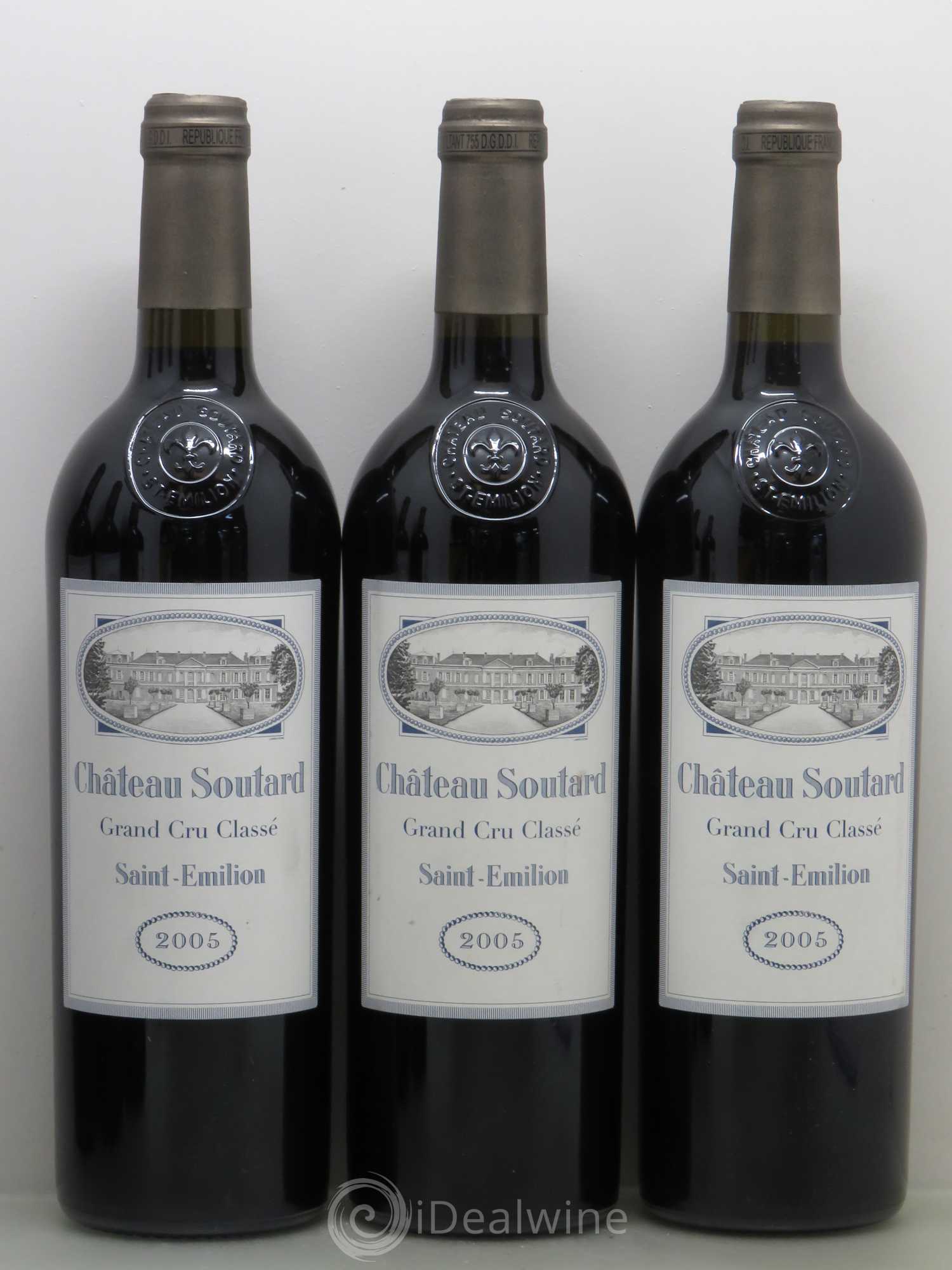 Château Soutard Grand Cru Classé 2005 - Lot de 6 bouteilles - 1