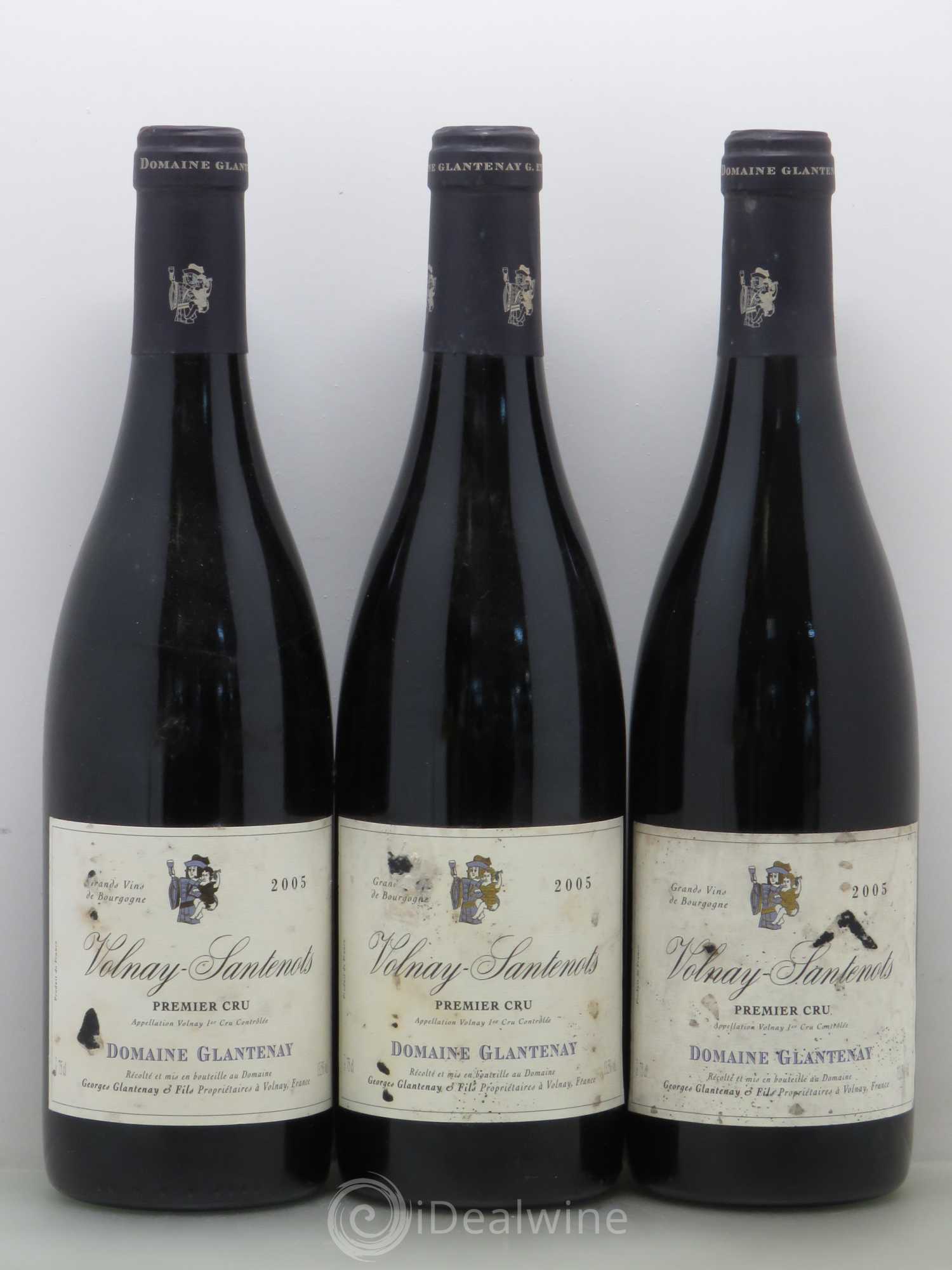 Volnay 1er Cru Santenots Georges Glantenay 2005 - Posten von 3 Flaschen - 0