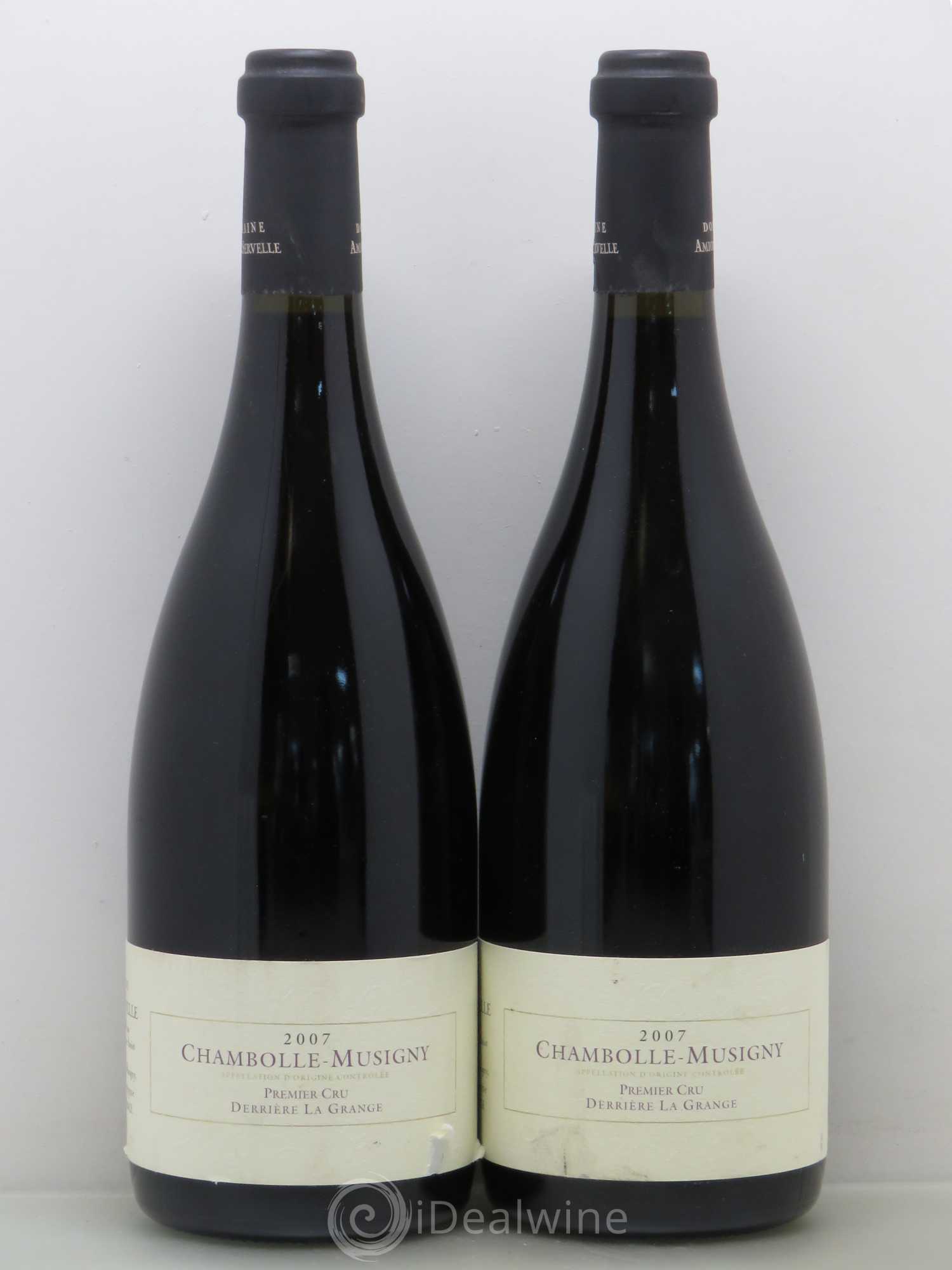 Chambolle-Musigny 1er Cru Derrière la Grange Amiot-Servelle 2007 - Lot de 2 bouteilles - 0
