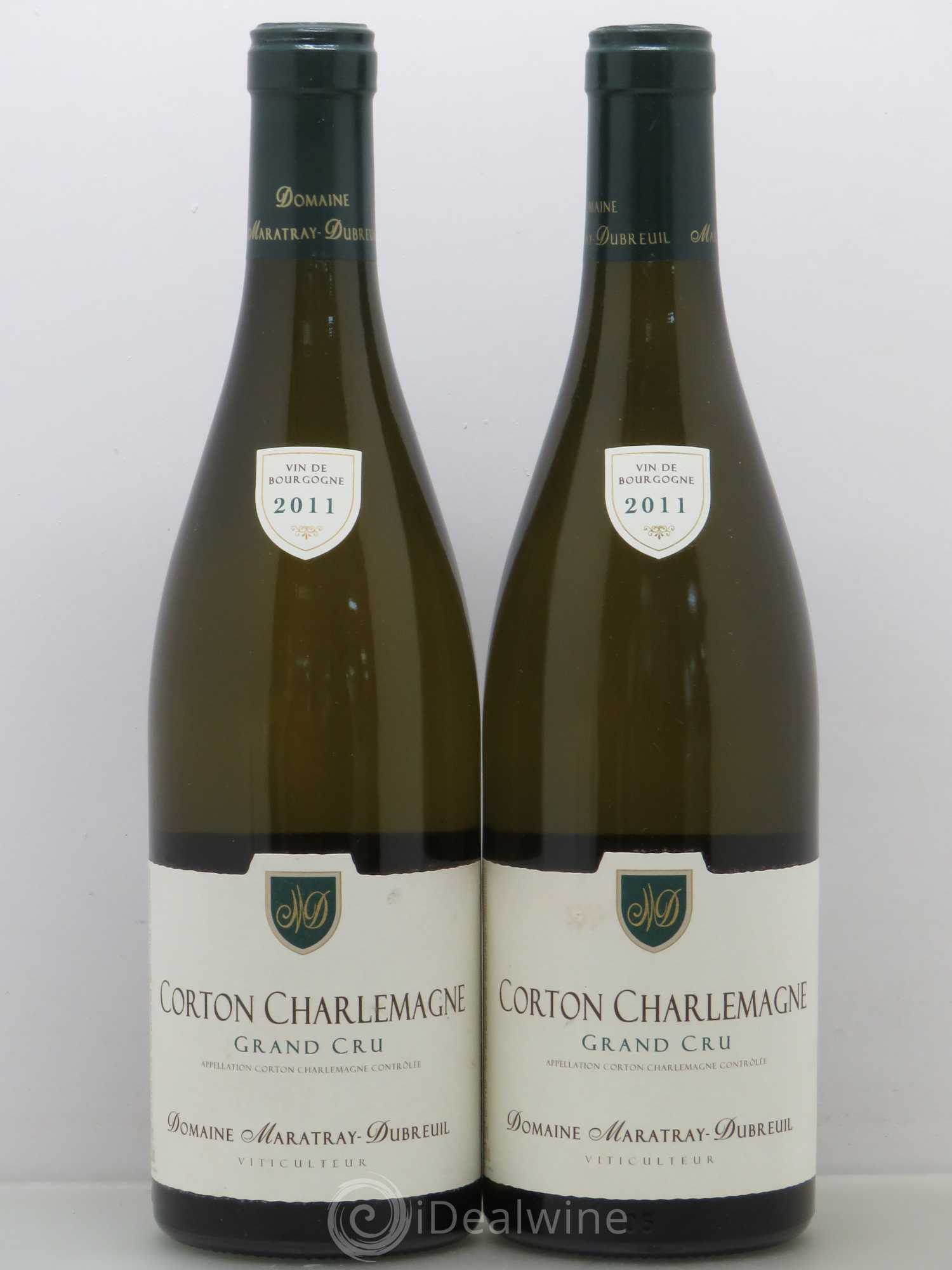 Corton-Charlemagne Grand Cru Maratray Dubreuil 2011 - Lot de 2 bouteilles - 0
