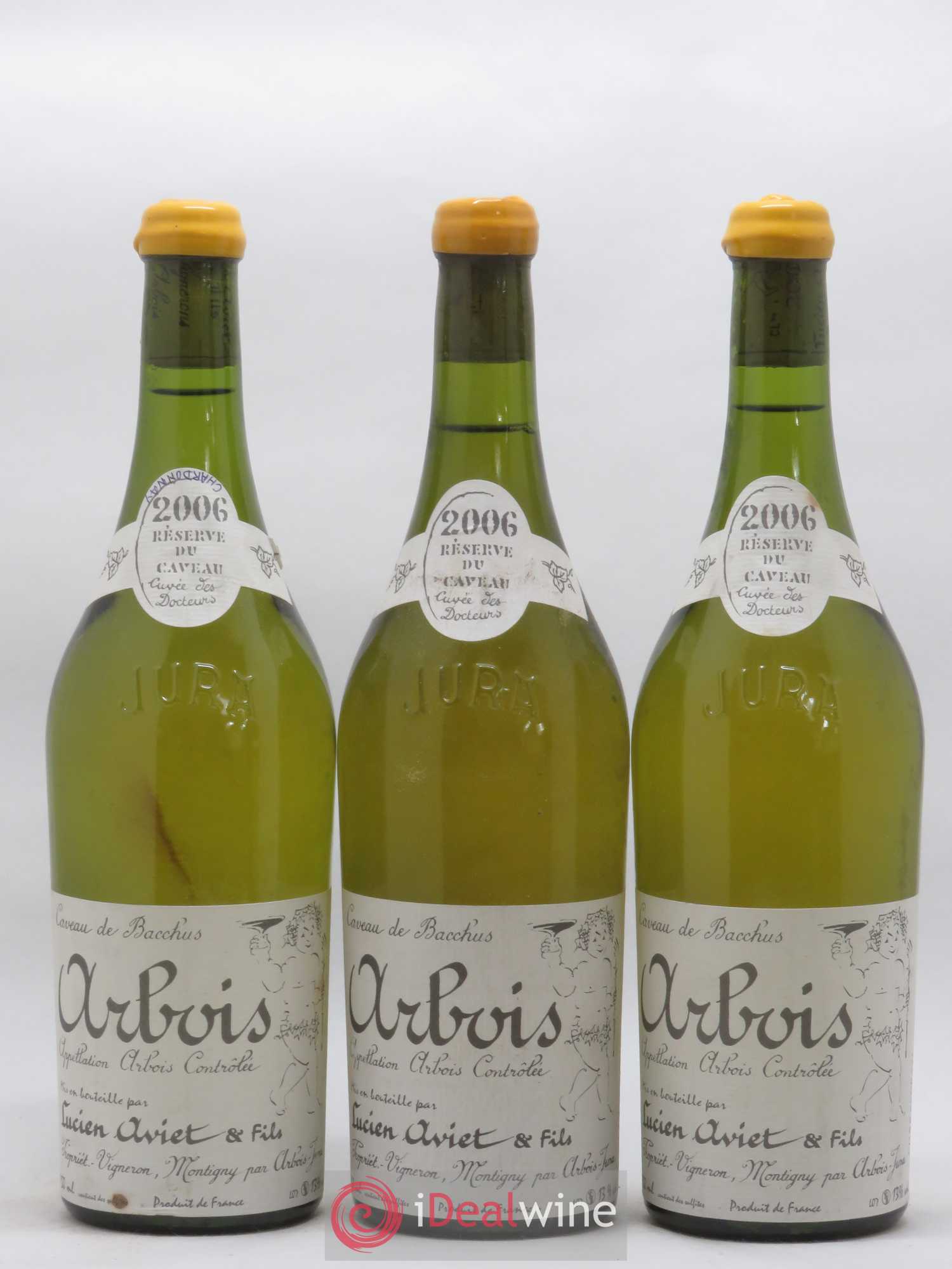 Arbois Cuvée des Docteurs Reserve du Château Lucien Aviet 2006 - Posten von 3 Flaschen - 0