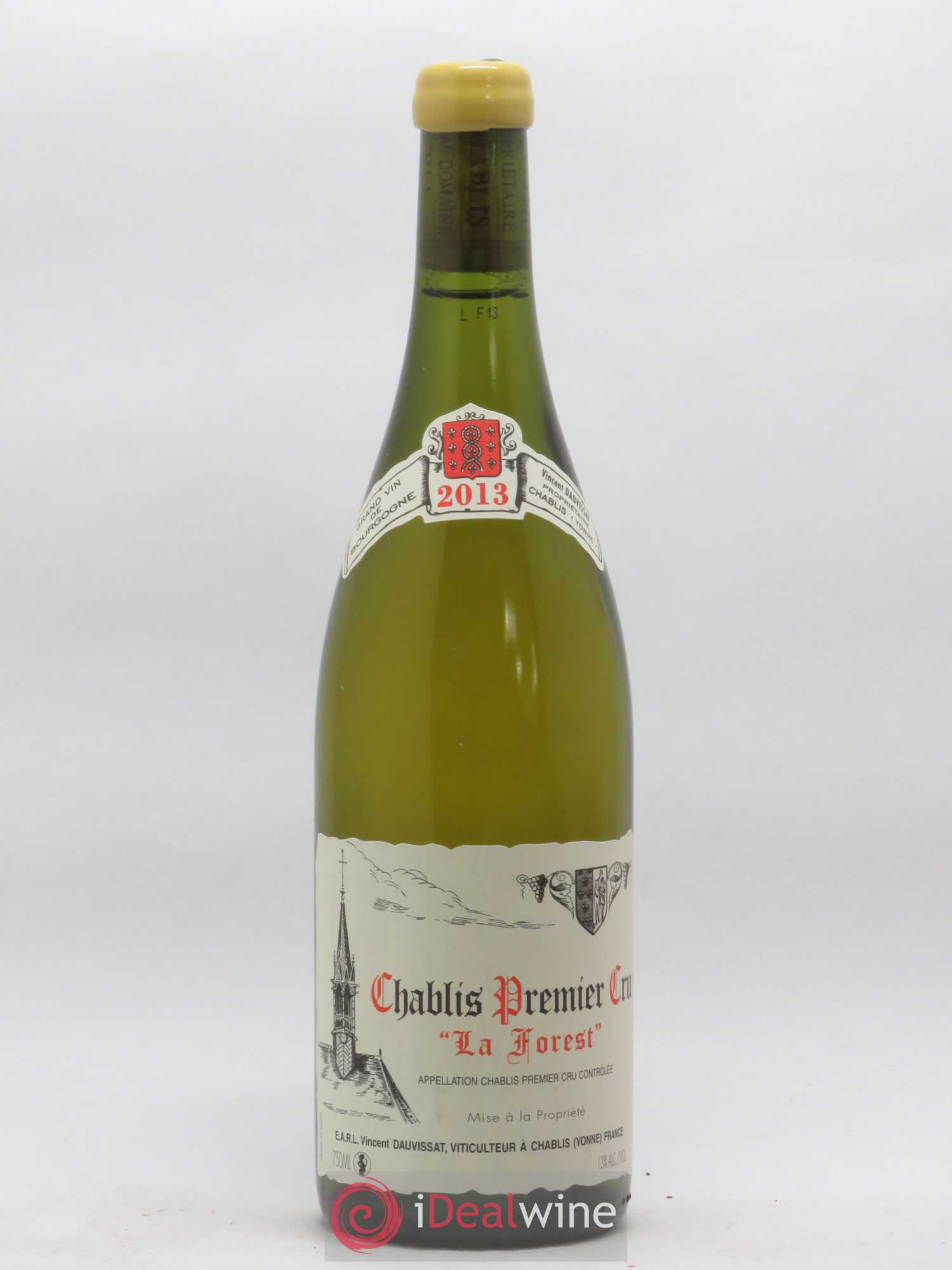Chablis 1er Cru La Forest Vincent Dauvissat (Domaine) 2013 - Lot de 1 bouteille - 0