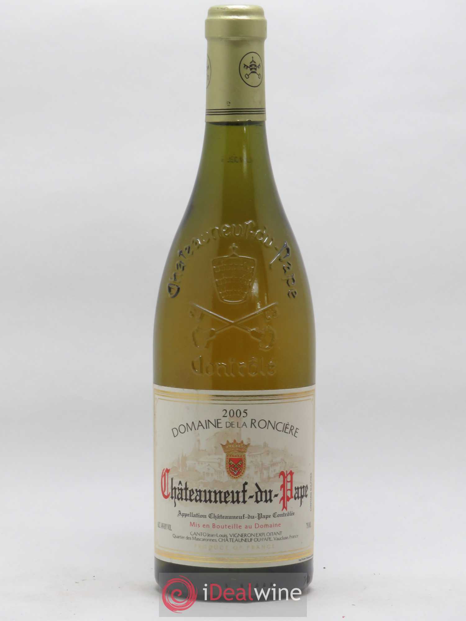 Châteauneuf-du-Pape Domaine de la Ronciere 2005 - Posten von 1 Flasche - 0